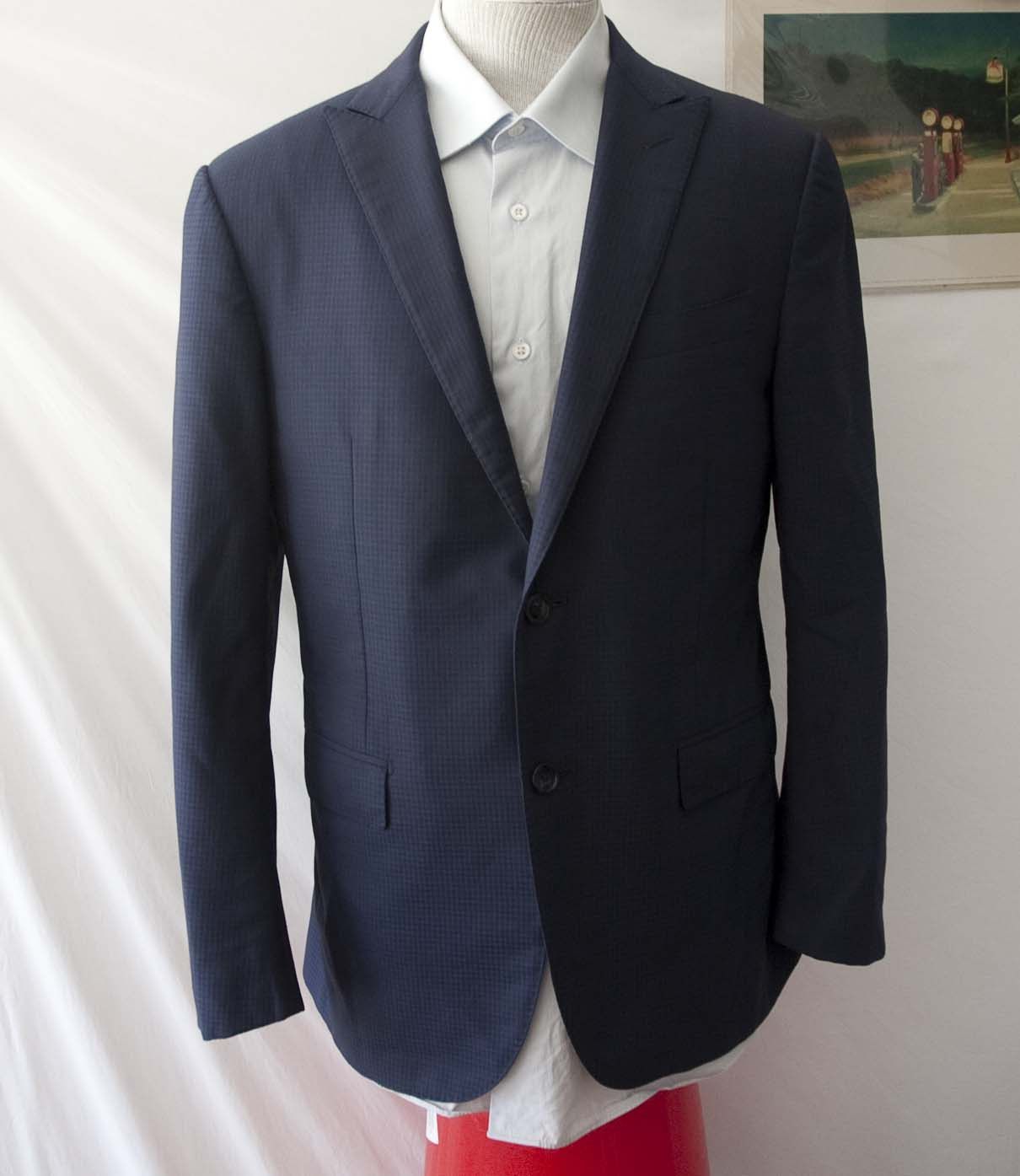 Corneliani Jacket Wool 17.75 microns Size 38US/ 50R Blue