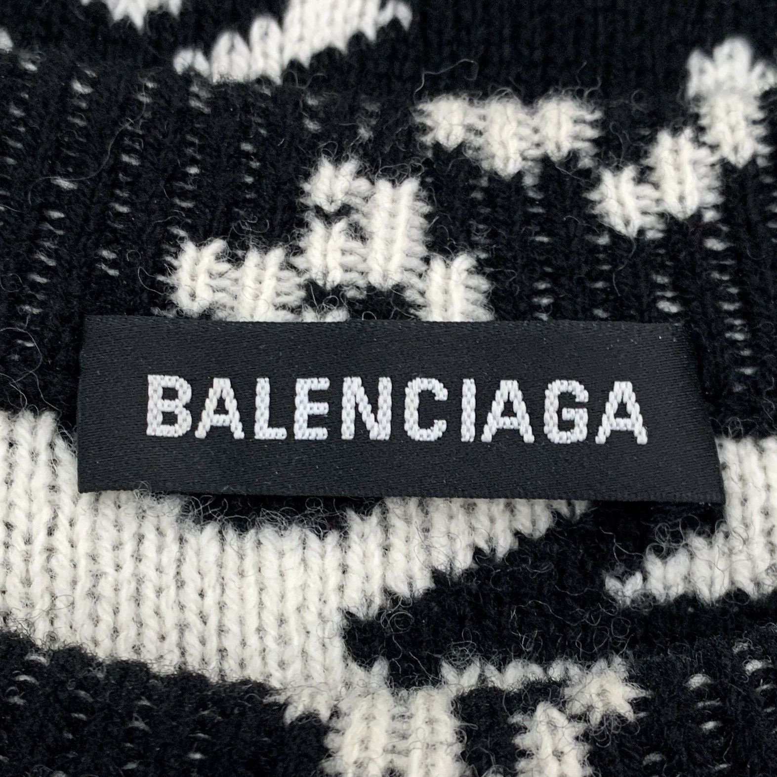 Balenciaga Balenciaga Printed-crewneck wool sweater Size M / US 6-8 / IT 42-44 - 9 Thumbnail