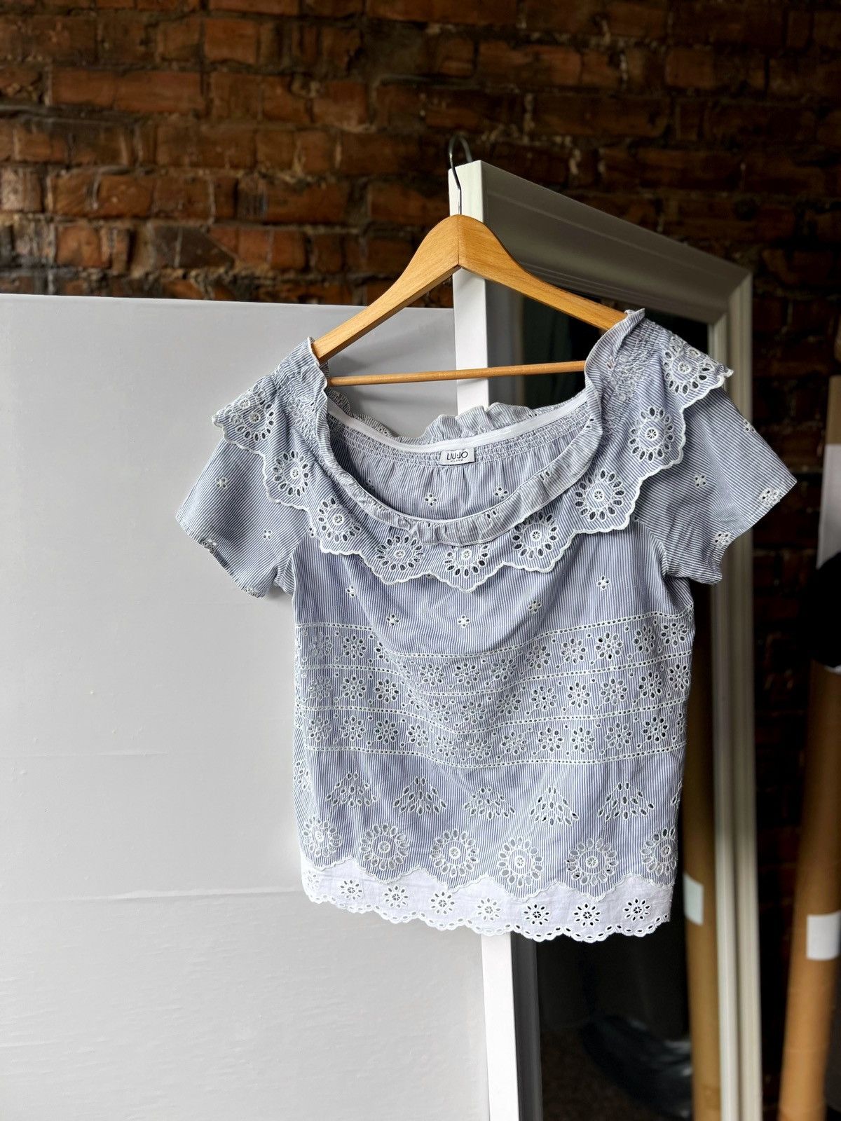 Liu Jo Liu Jo Milano Women’s Premium Blue Top Blouse Size M / US 6-8 / IT 42-44 - 1 Thumbnail