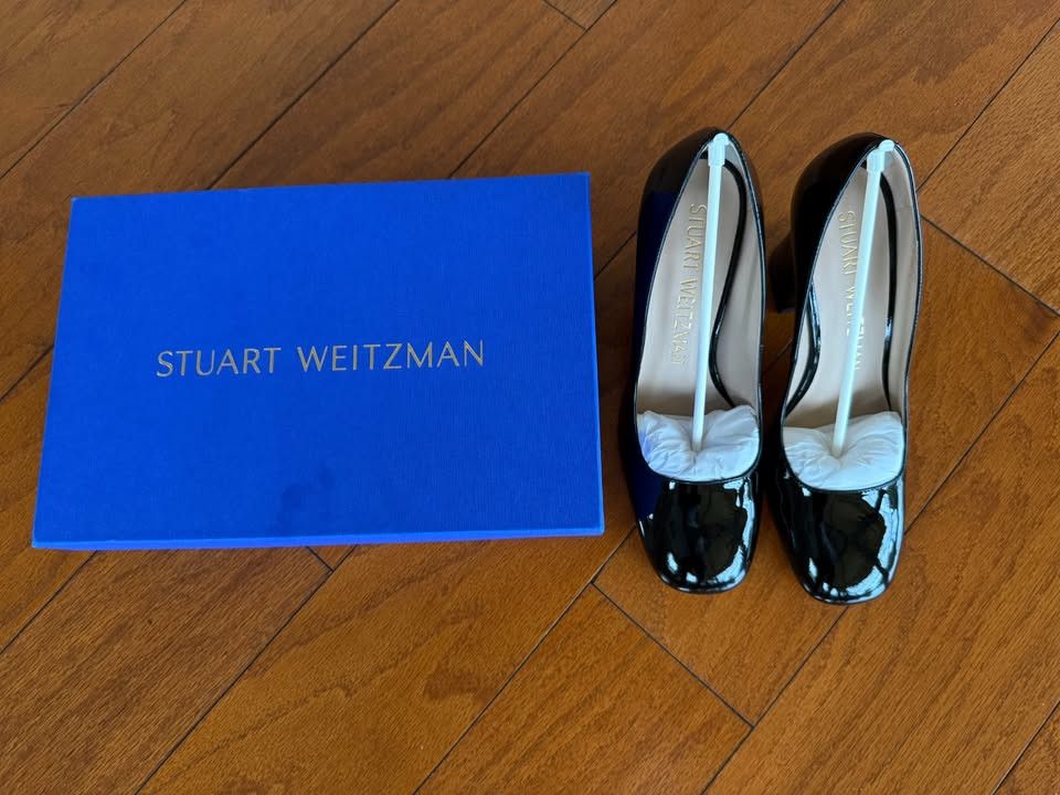Stuart Weitzman Stuart Weitzman Womens Curveblock 85 Pumps Shoes Size US 9 / IT 39 - 8 Thumbnail