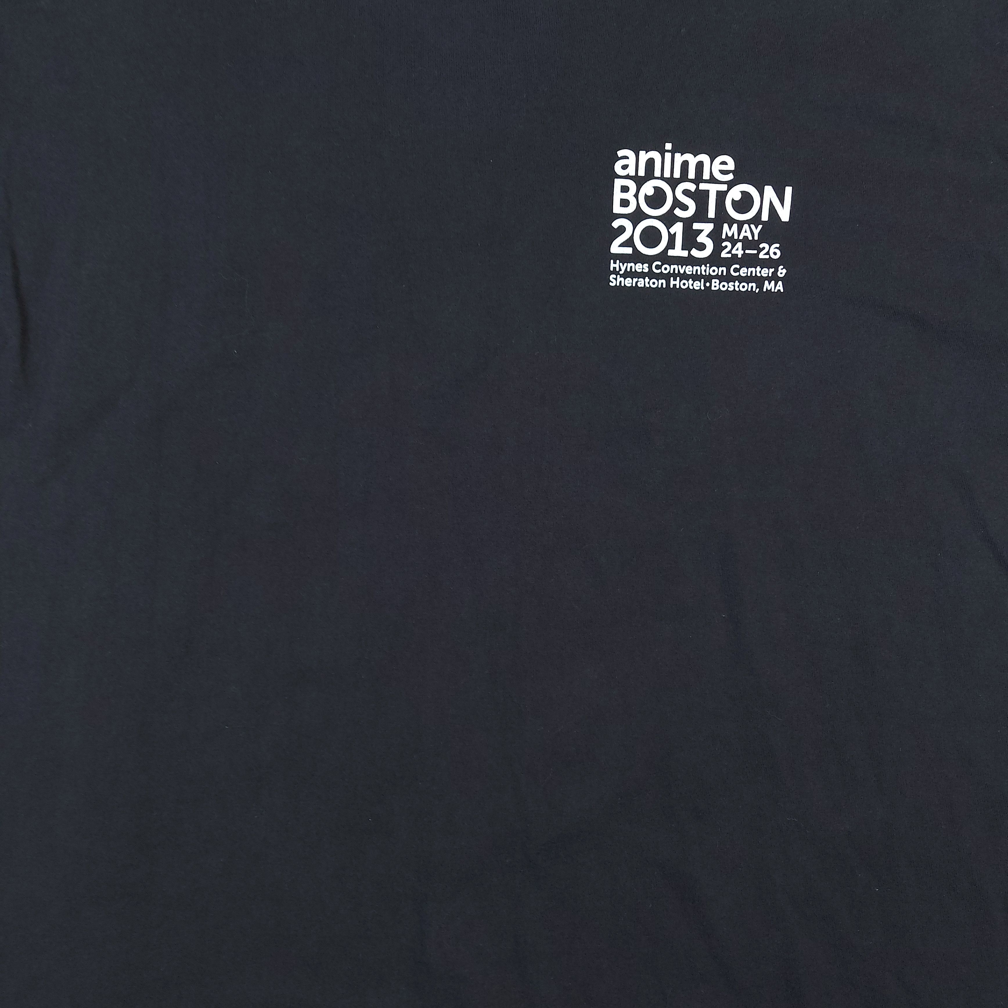 Anime Anime Boston 2013 Animecons Double-Sided Official TEE Size US XL / EU 56 / 4 - 5 Thumbnail