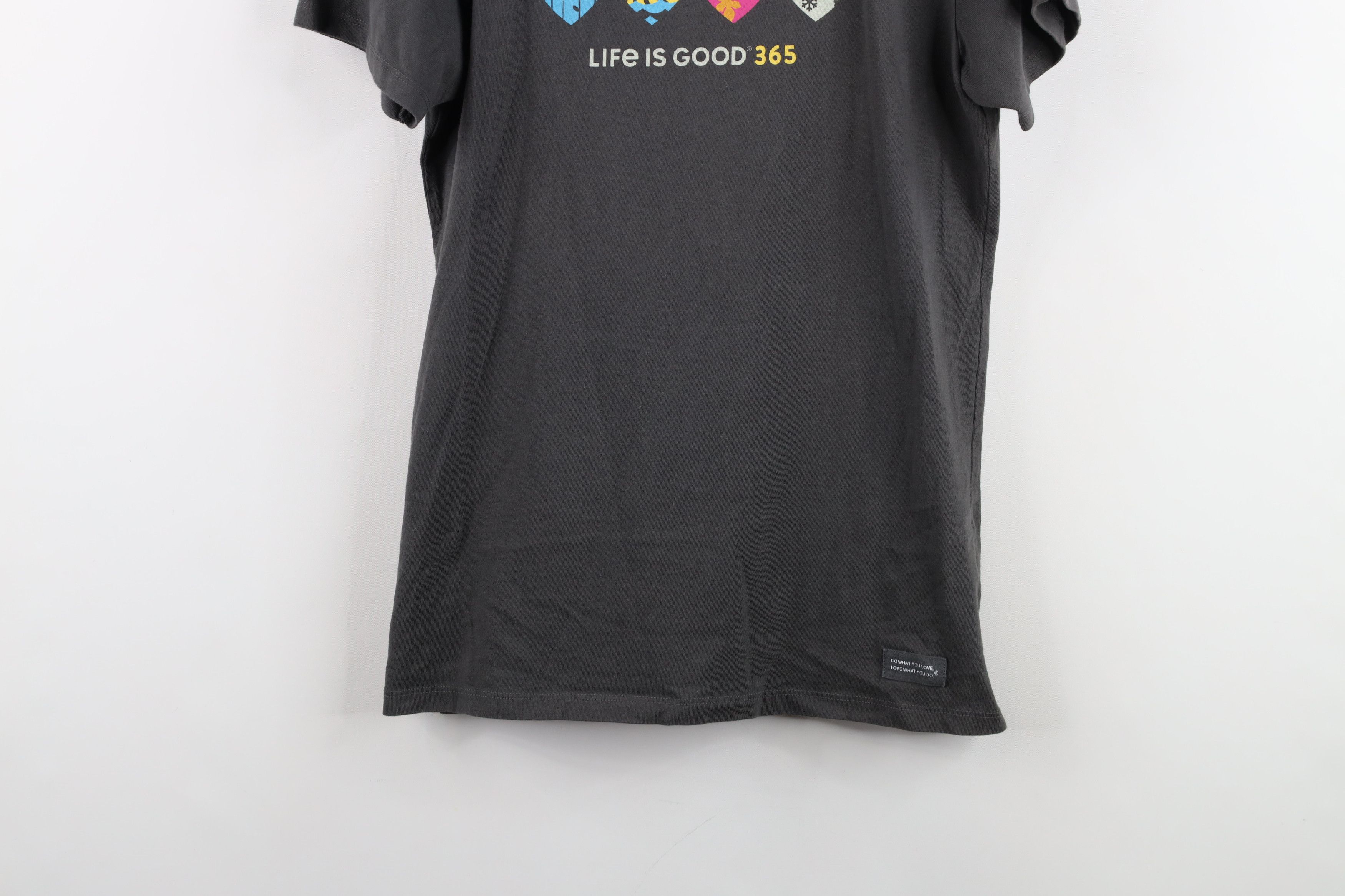 Life is Good × Vintage Life Is Good Spell Out Seasons Heart Short Sleeve T-Shirt Size S / US 4 / IT 40 - 3 Thumbnail
