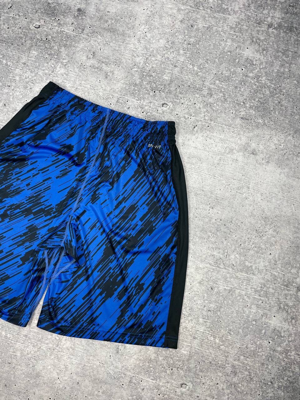 Nike Vintage Nike Y2K Style Drill Blue Wide Leg Casual Rap Shorts Size US 32 / EU 48 - 13 Thumbnail