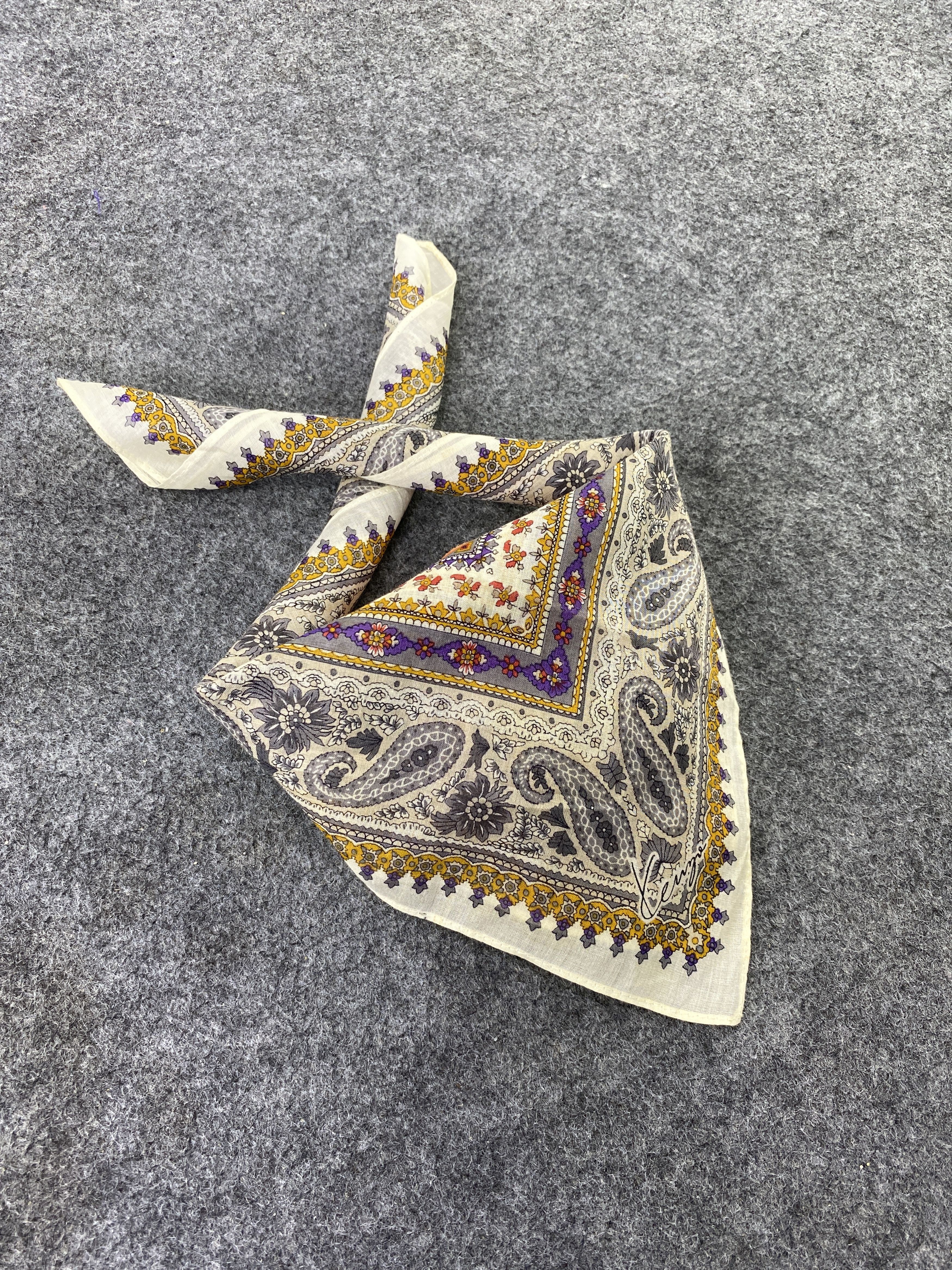 Japanese Brand × Kenzo Kenzo Handkerchief / Bandana / Neckerchief / Headscarf-B220 Size ONE SIZE - 1 Thumbnail