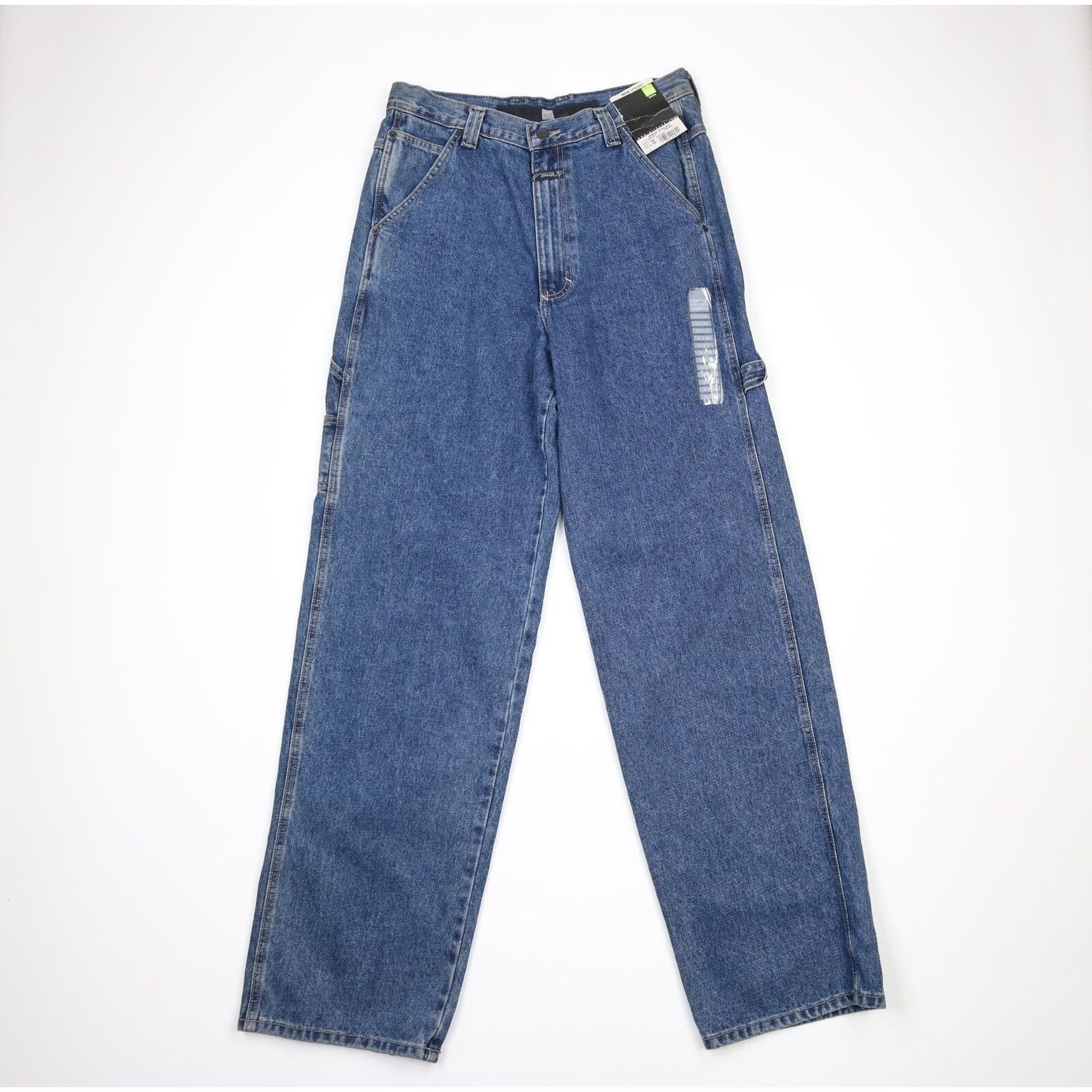 image of Nos Vintage 90's Marithe Francois Girbaud Wide Leg Jeans in Blue, Men's (Size 32)