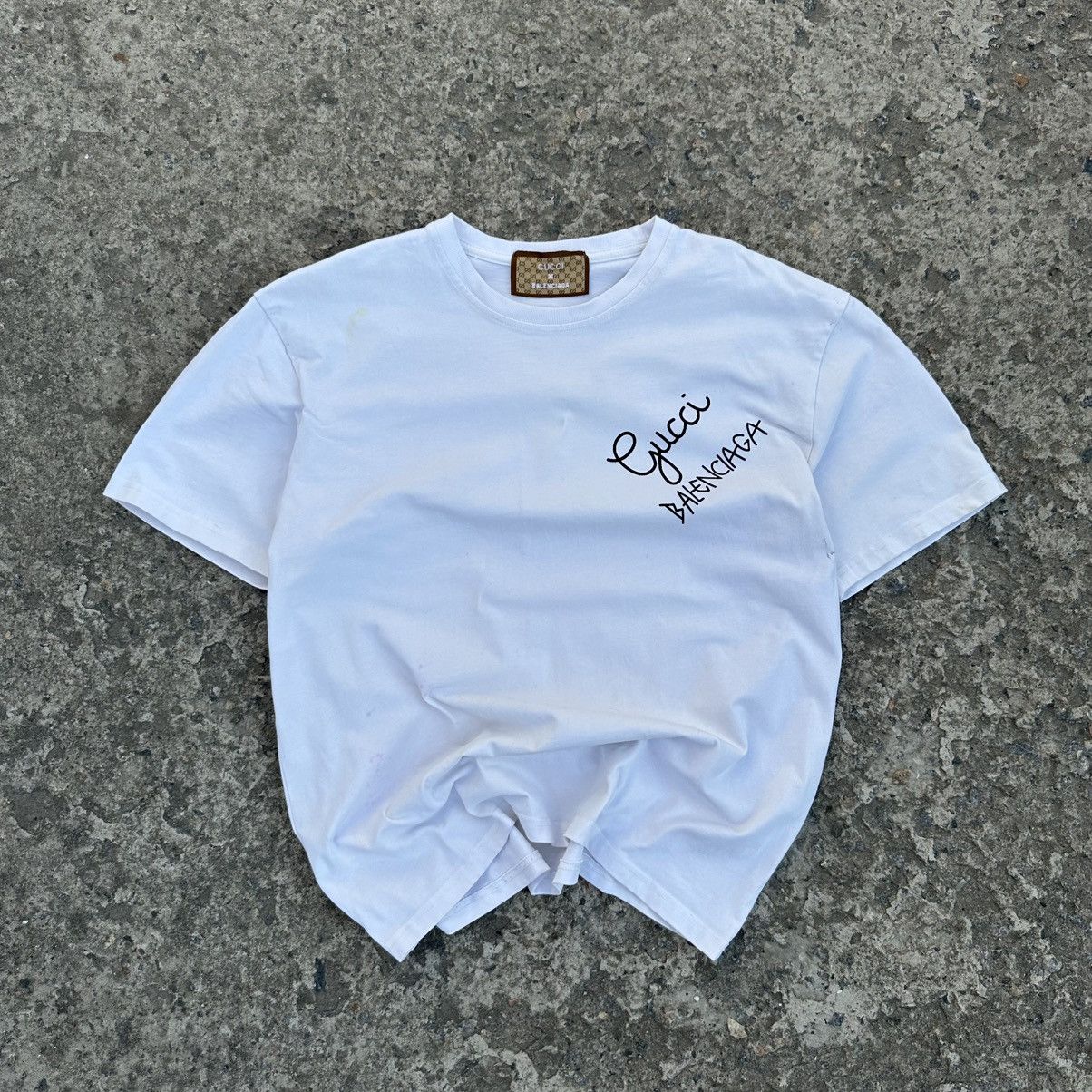Designer × Japanese Brand Vintage Style By Gucci & Balenciaga T-shirts Y2K 00s Size US M / EU 48-50 / 2 - 2 Thumbnail