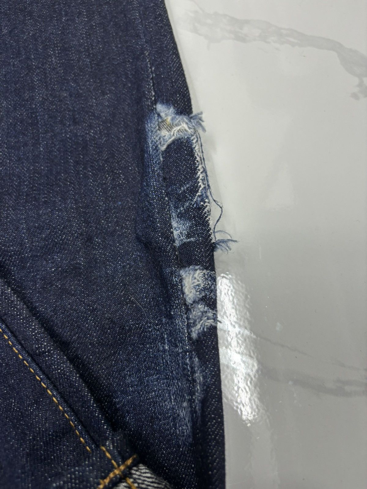 Kapital 🔥VTG FARMERS SELVEDGE BLUE JEANS MADE IN JAPAN Size US 30 / EU 46 - 18 Thumbnail