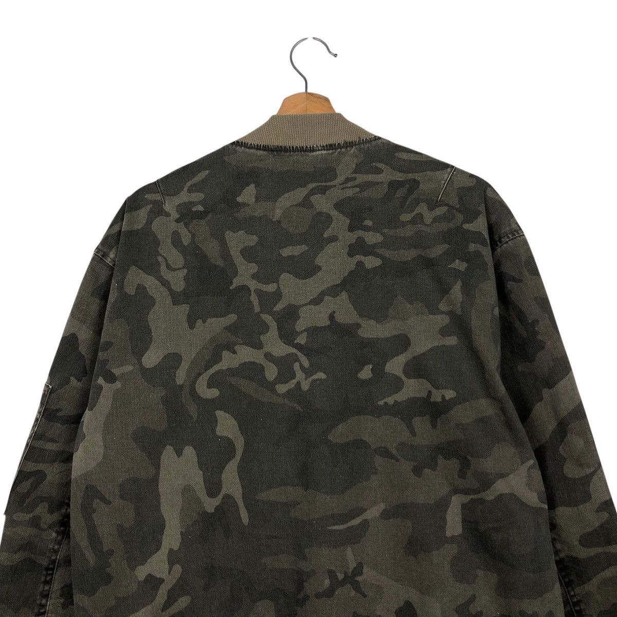 Japanese Brand 📌Vintage Bomber Jacket Camouflage Design Zara Man Size US M / EU 48-50 / 2 - 10 Thumbnail