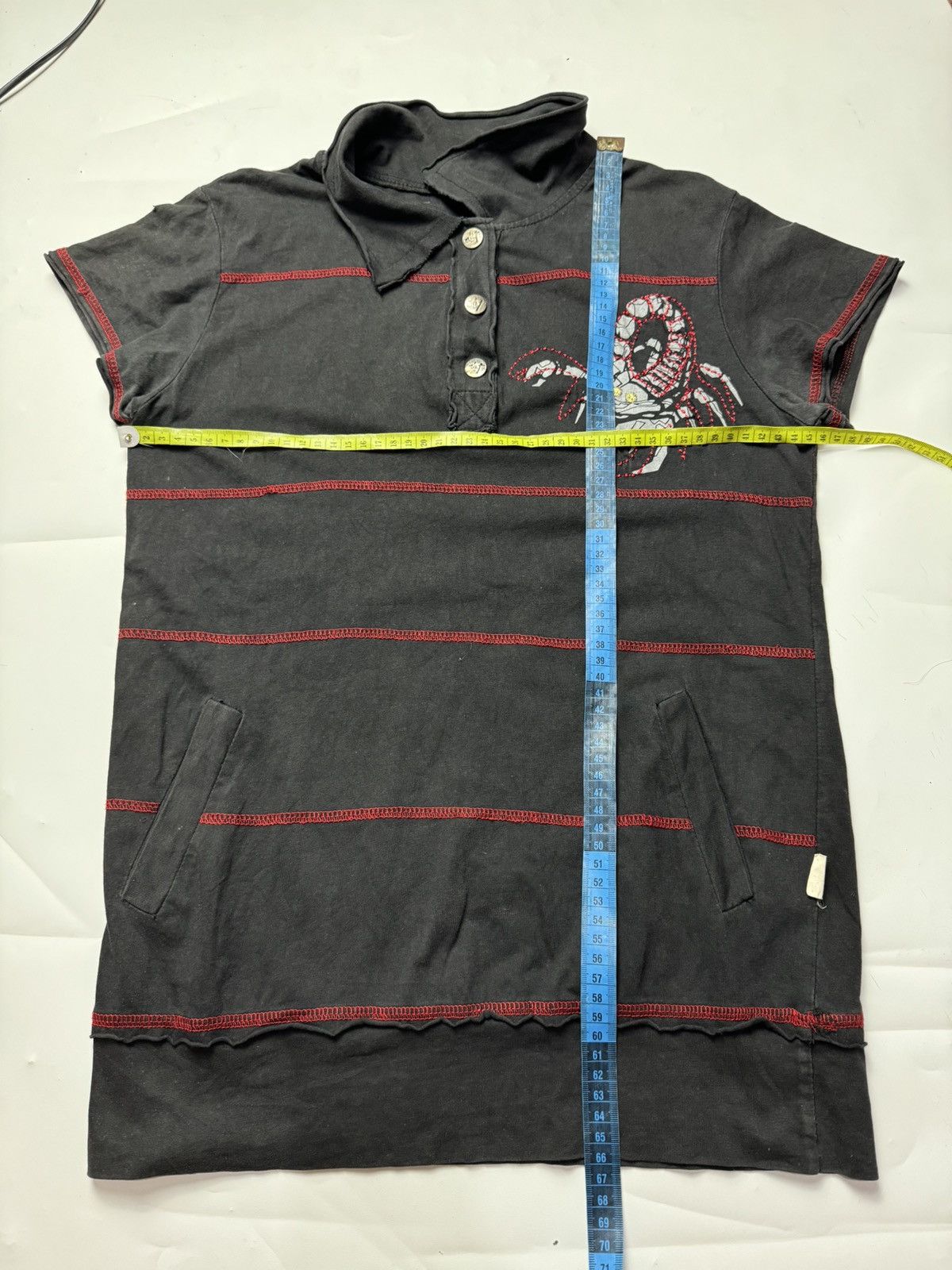 Beauty Beast × Hysteric Glamour × Japanese Brand Double Layers Scorpion 10f1 Long Sleeve Size US S / EU 44-46 / 1 - 6 Thumbnail