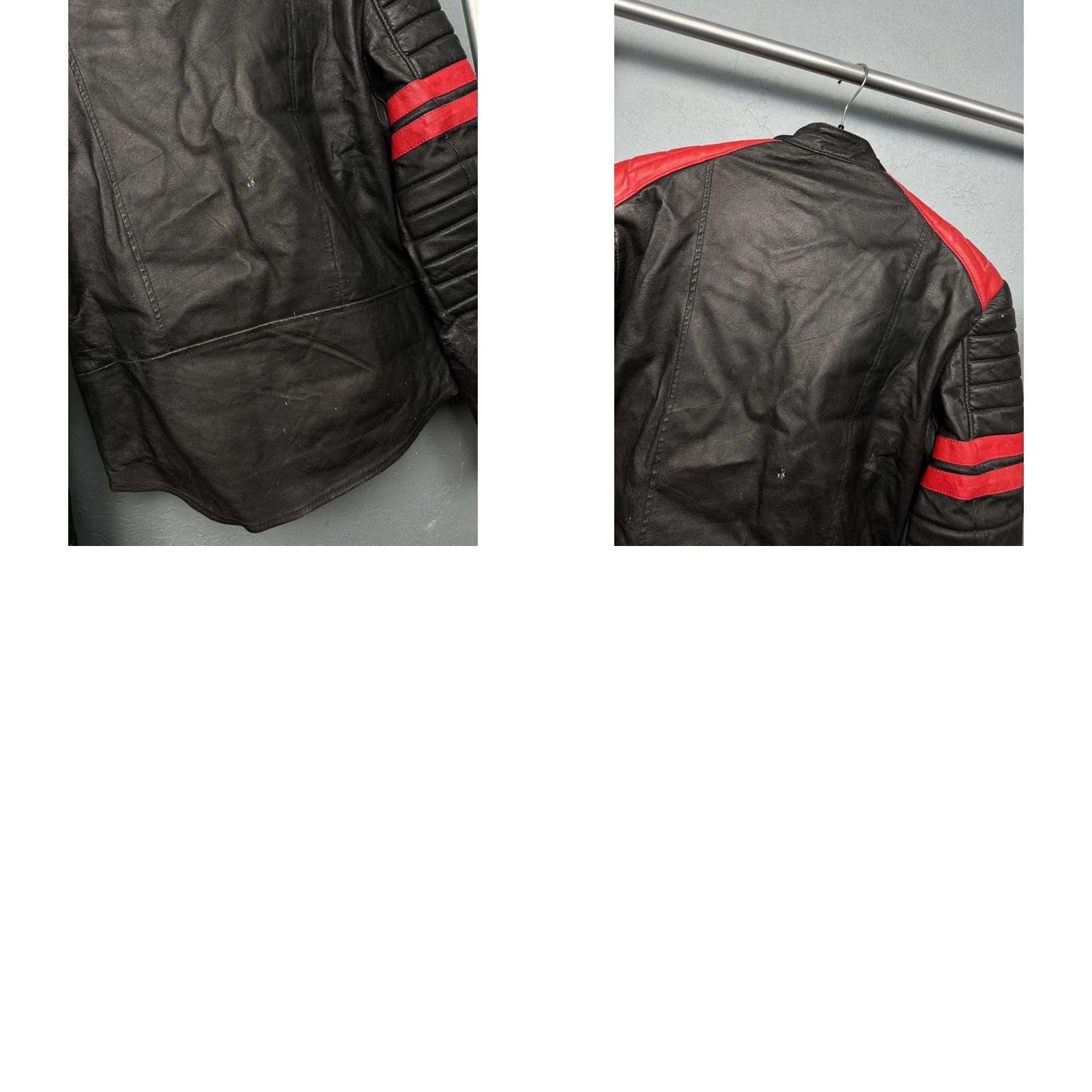 Vintage VINTAGE 90s Mens Biker Leather Jacket M Black Jacket Mens 90s Vintage Leather Biker Jacket Mid Black Mens Size US M / EU 48-50 / 2 - 10 Thumbnail
