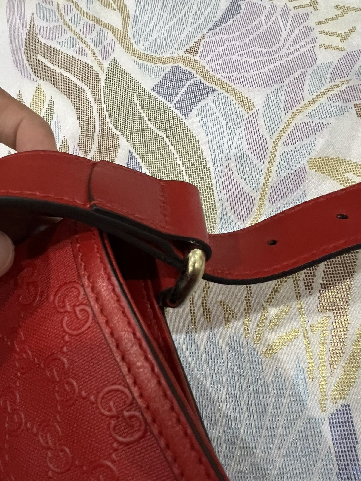 Gucci Gucci sling bag red monogram Size ONE SIZE - 15 Thumbnail