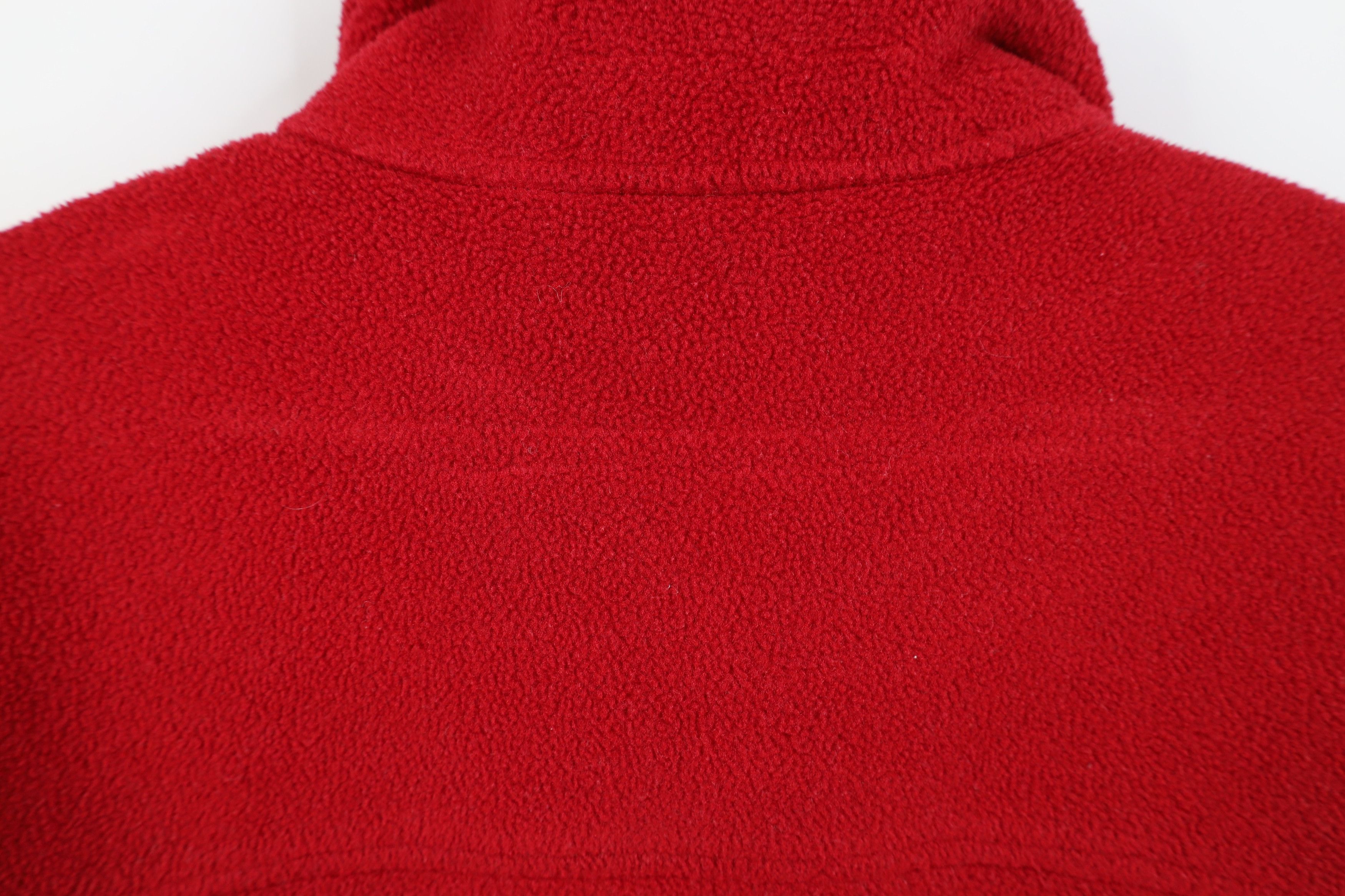 L.L. Bean Vintage 90s Y2K LL Bean Full Zip Fleece Vest Jacket Red Size XL / US 12-14 / IT 48-50 - 11 Thumbnail
