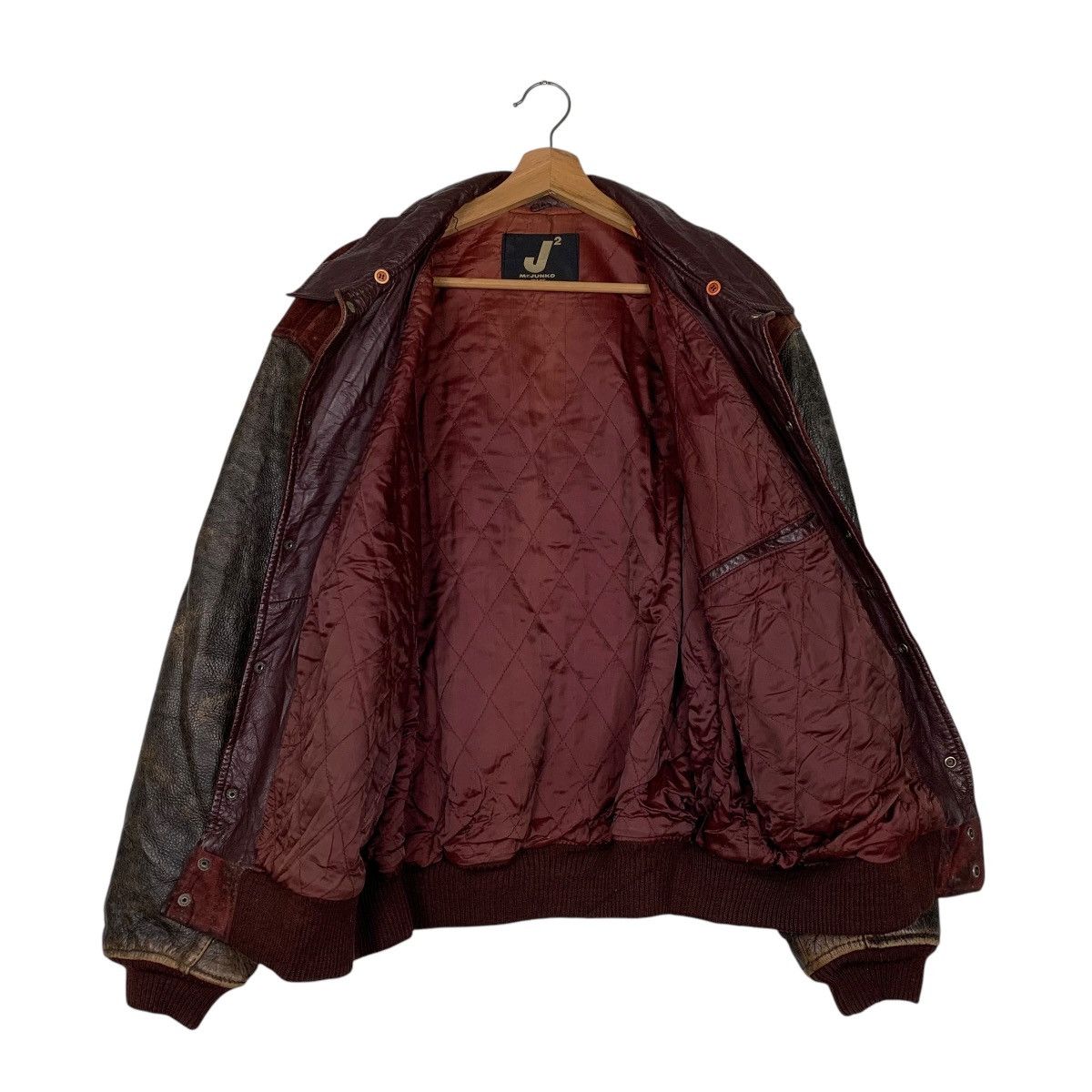 Mr. Junko Mr Junko Bog Logo Leather Varsity Jacket Size US M / EU 48-50 / 2 - 11 Thumbnail