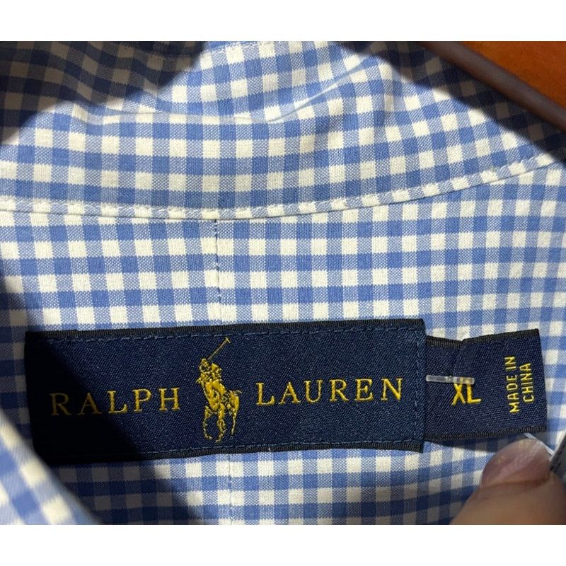 Ralph Lauren RALPH LAUREN Men’s Gingham Check Casual Dress Shirt | XL Size US XL / EU 56 / 4 - 5 Thumbnail