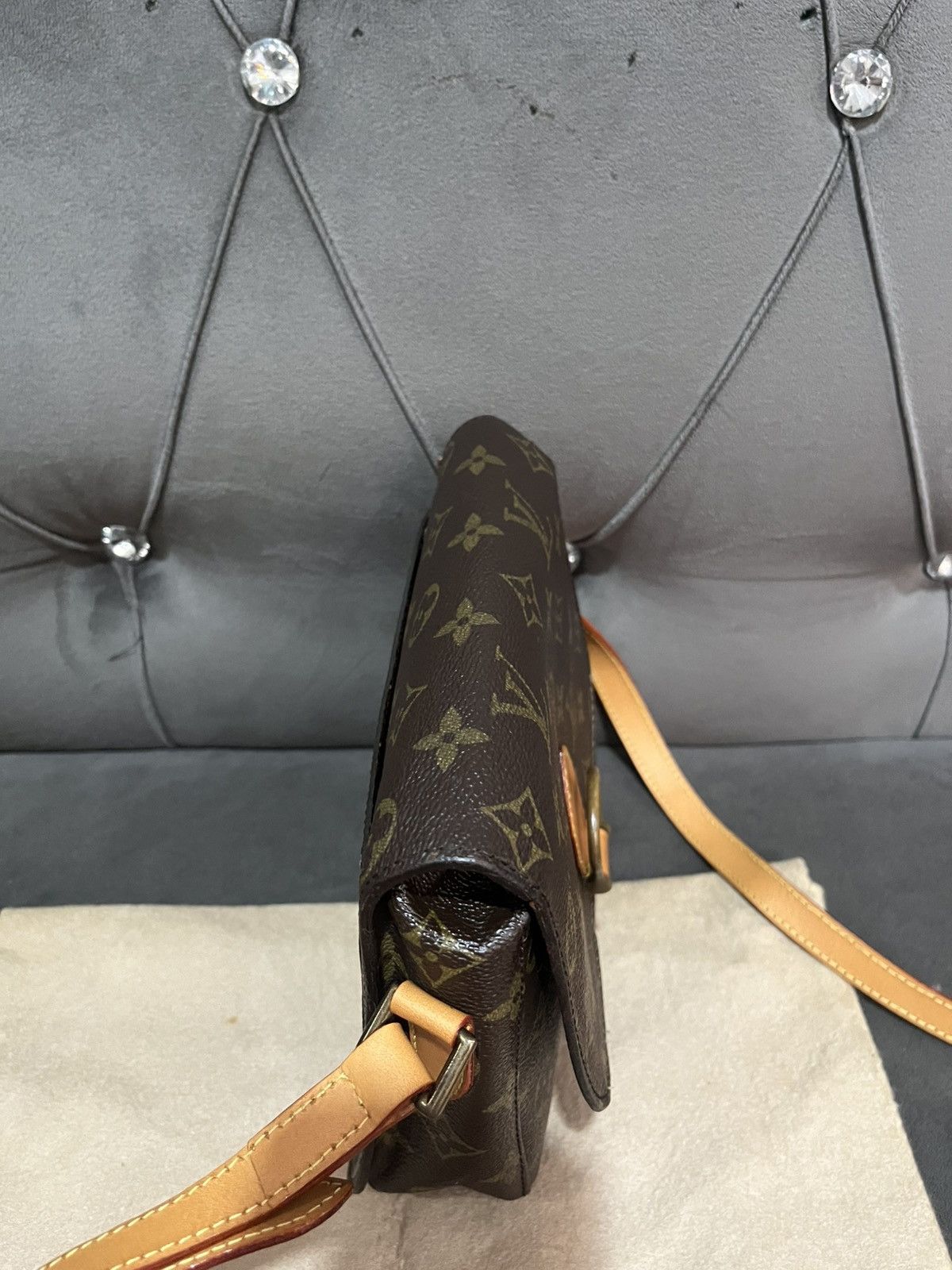 Louis Vuitton Authentic Louis Vuitton Saint Cloud Brown Shoulder Bag Size ONE SIZE - 12 Thumbnail