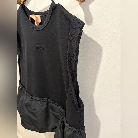 N21 N°21 Black Sleeveless Top/Sweater/blouse Size L / US 10 / IT 46 - 12 Thumbnail
