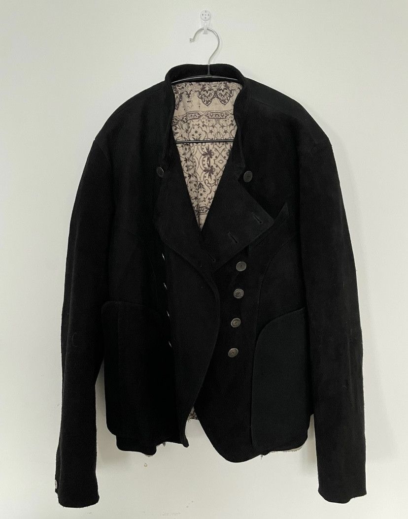 image of Professor E. Black Buckskin Jacket, Men's (Size Medium)