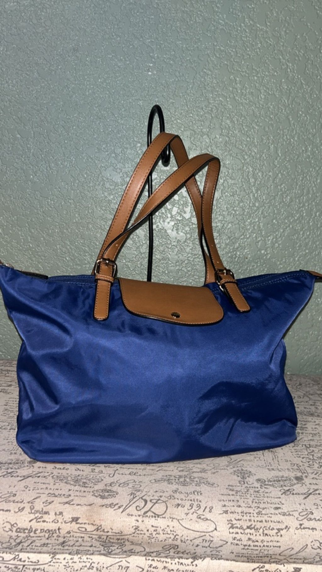 Other Women's Kate & Alex Blue & Brown Tote Bag One Size Size ONE SIZE - 1 Thumbnail