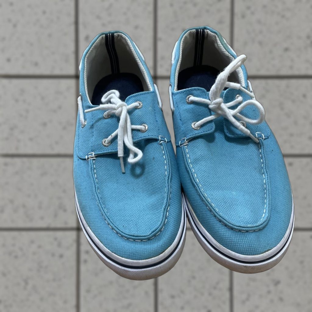 Nautica Nautica Top Sider Boat Shoes Men 13 Teal Blue Preppy Yacht Nautical Sail NM294R Size US L / EU 52-54 / 3 - 1 Thumbnail