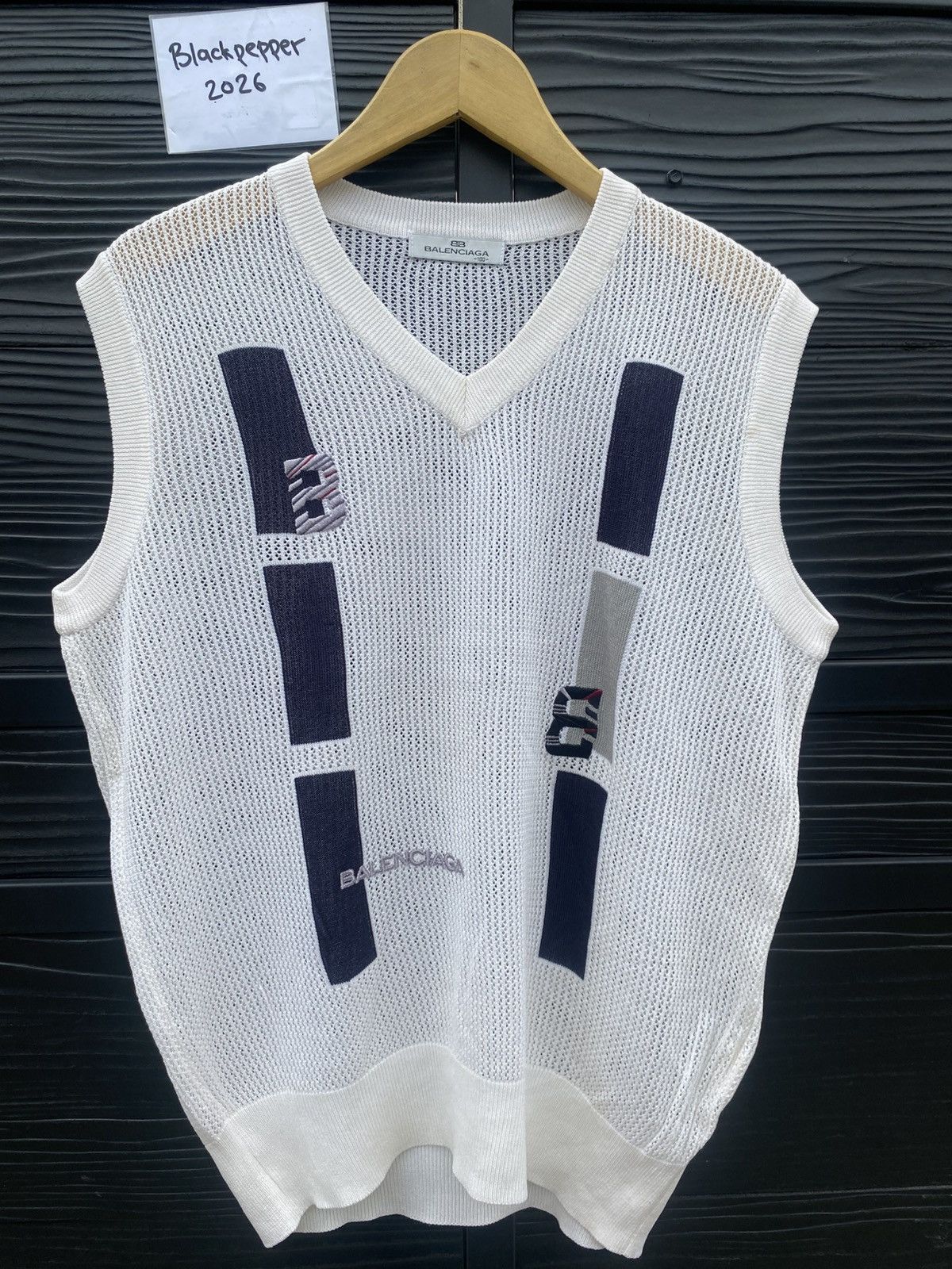 Balenciaga Vintage Balenciaga Vest Size US M / EU 48-50 / 2 - 1 Thumbnail