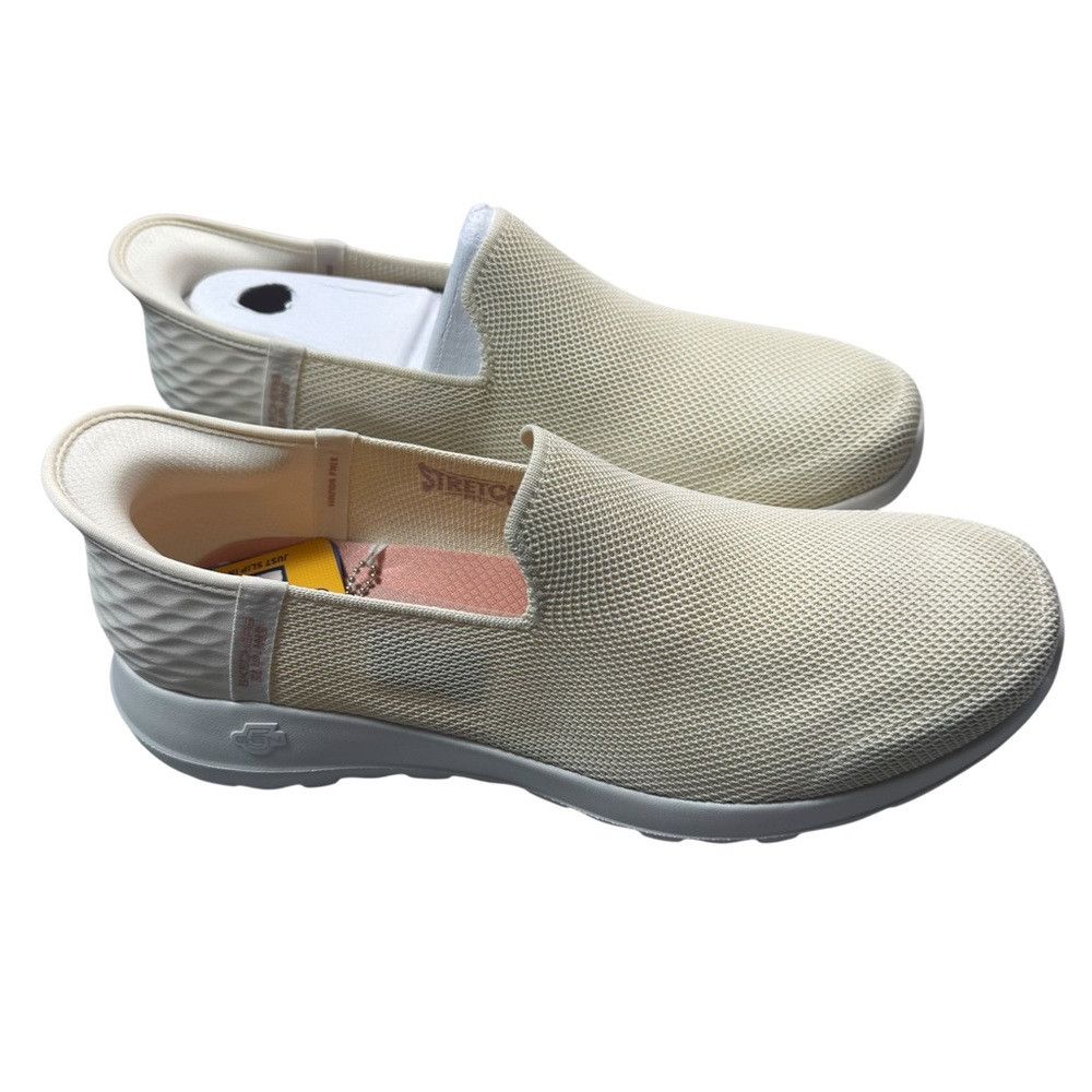 SKECHERS New Skechers Slip-Ins GO Walk Joy Vela Off White Sneakers S Size US 12 / IT 42 - 3 Thumbnail