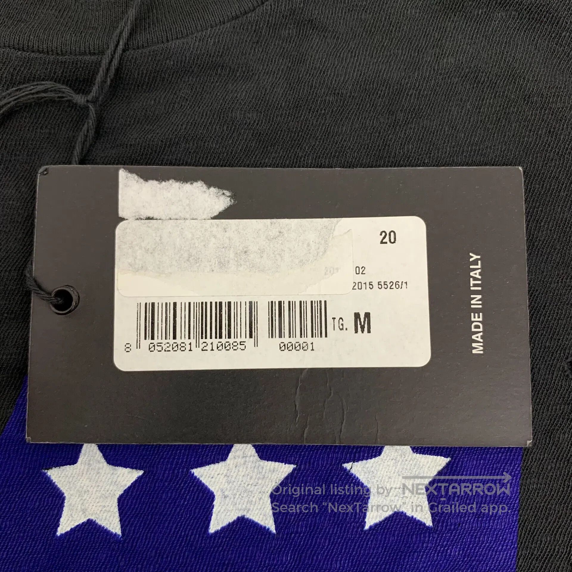 Dsquared2 Dsquared2 Black ripped letter American flag print cotton c Size US M / EU 48-50 / 2 - 7 Thumbnail