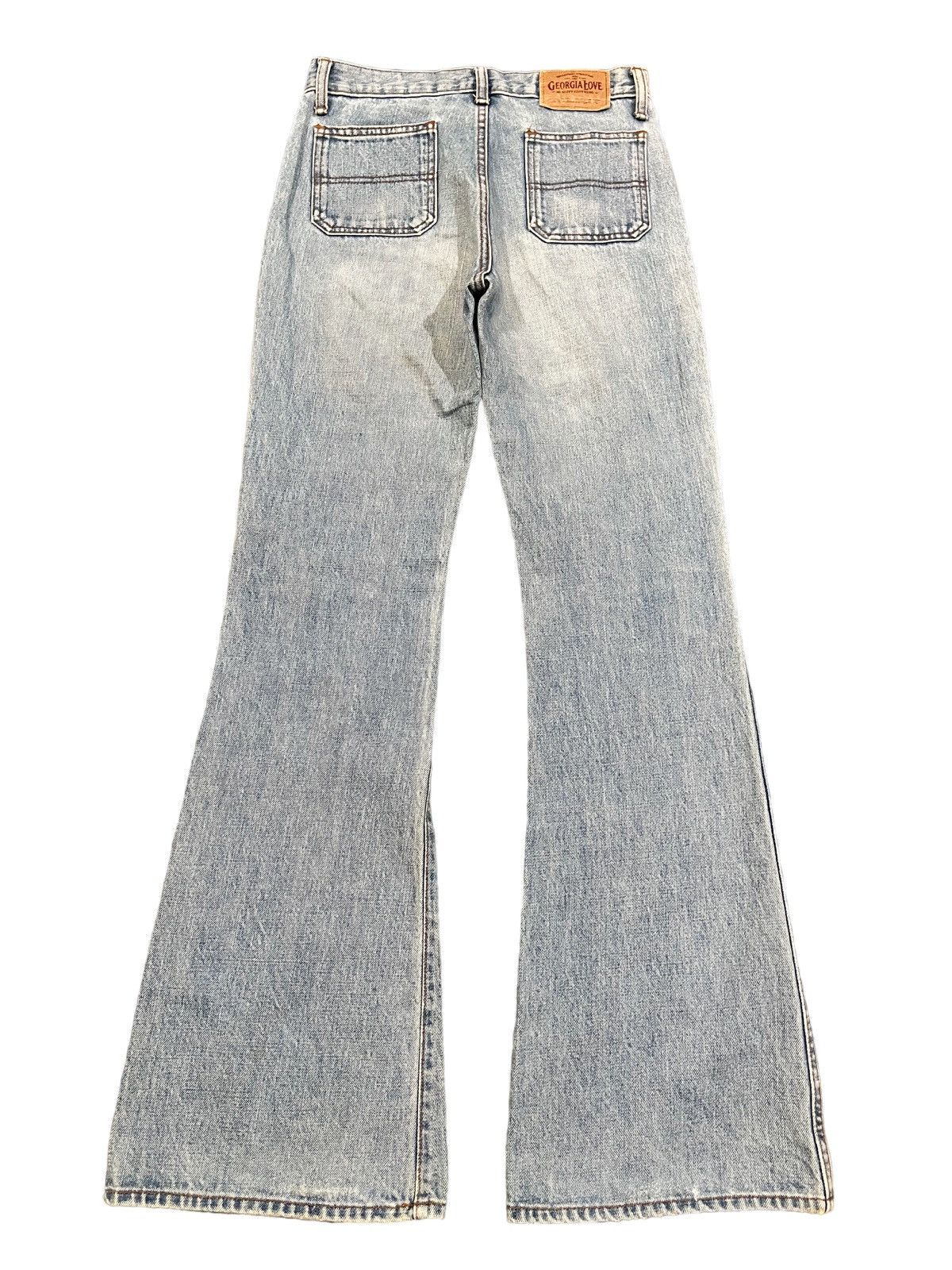 Japanese Brand Vintage GLHeart UnisexFlare Bell Bottom Bush Pants Size US 28 / EU 44 - 4 Thumbnail