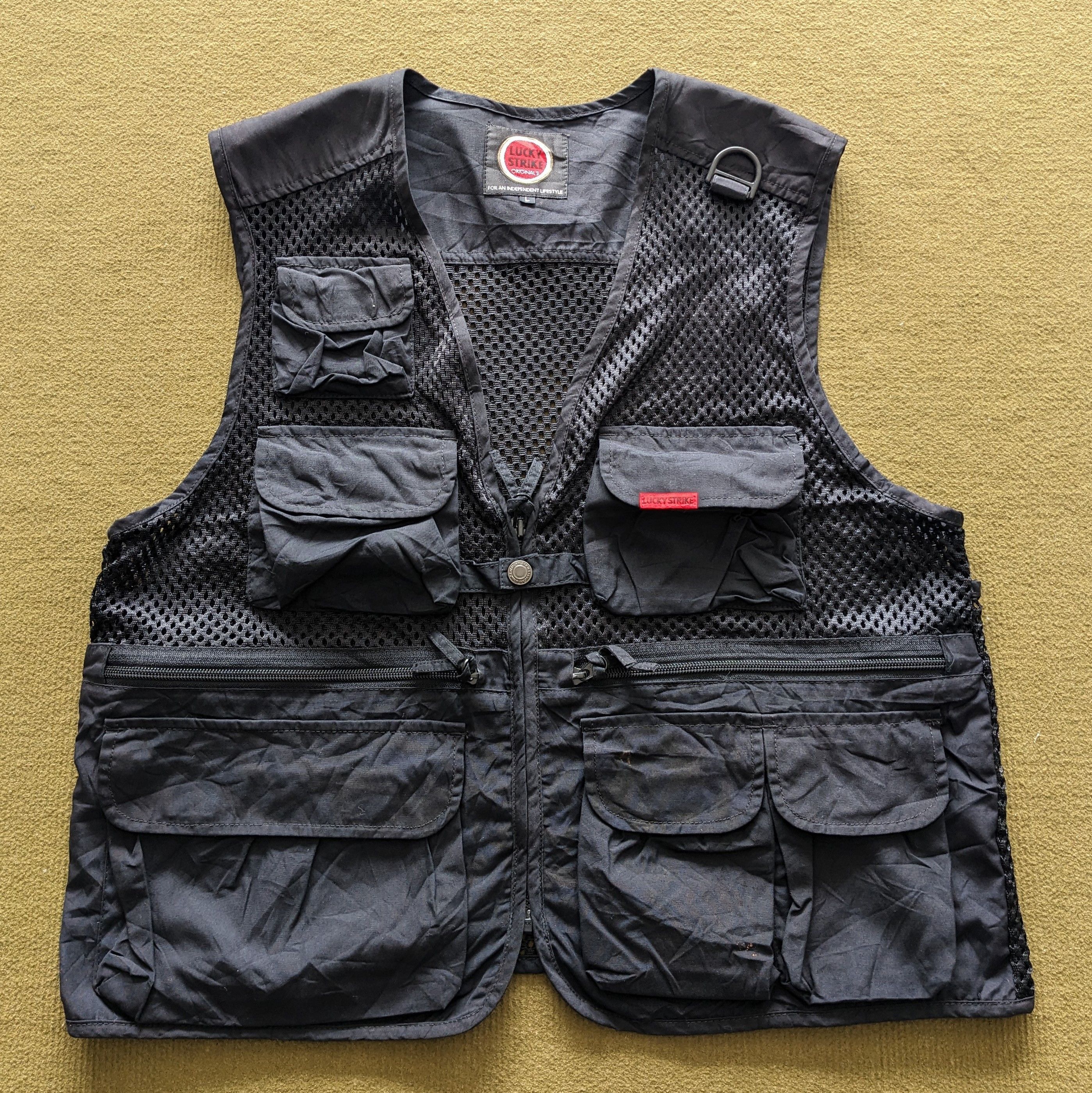 Other Vintage LUCKY STRIKE Racing Team Tactical Vest Size US L / EU 52-54 / 3 - 2 Thumbnail