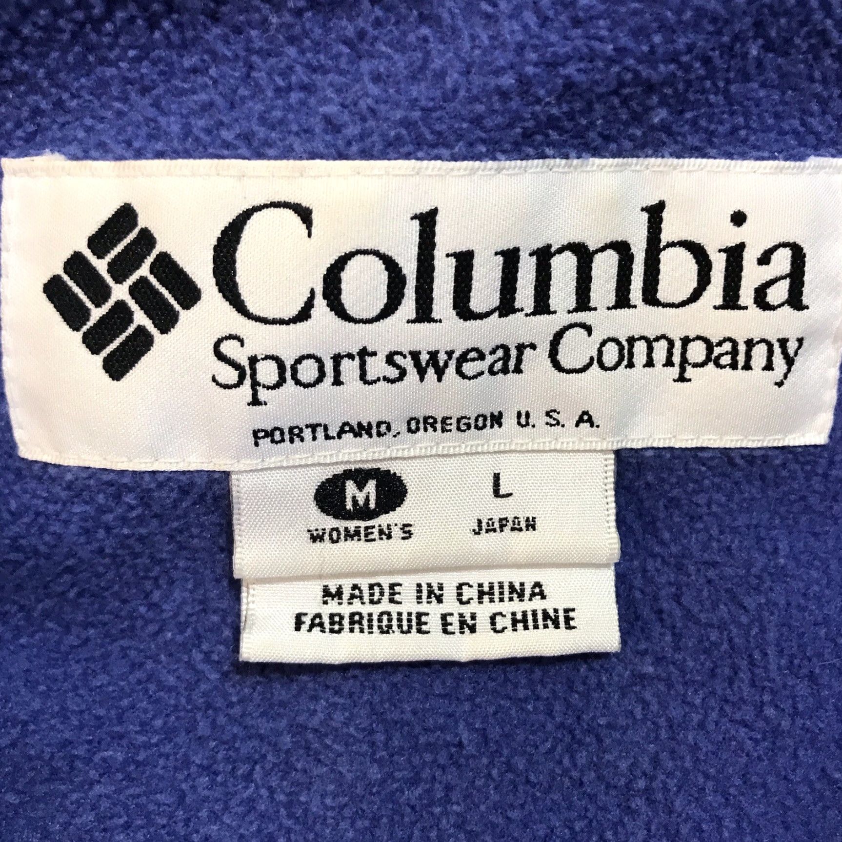 Vintage VINTAGE Columbia Parka Women L Blue Fleece Lined Jacket 3-in-1 Ski Winter Full Zip Size L / US 10 / IT 46 - 3 Thumbnail