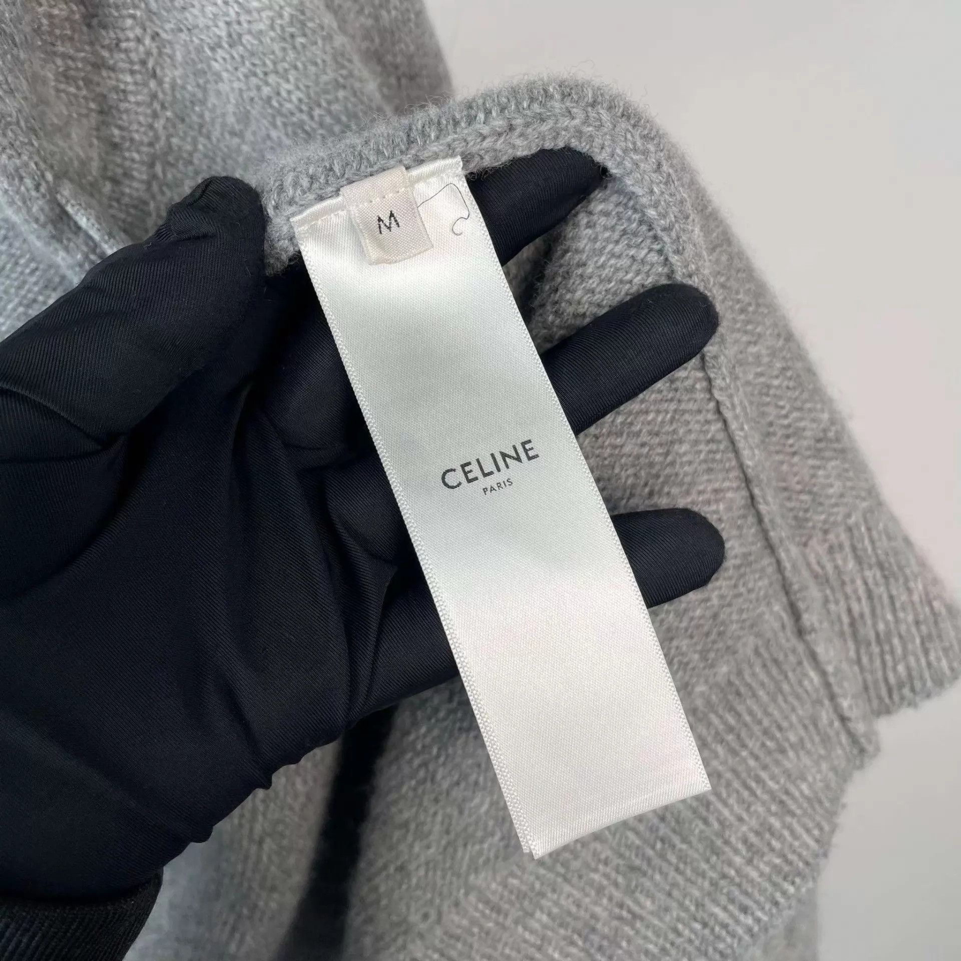 Celine Celine cashmere coat M gray 98 New Size M / US 6-8 / IT 42-44 - 4 Thumbnail