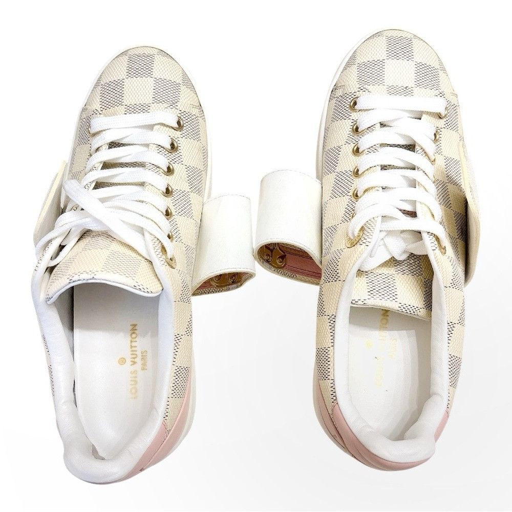 Louis Vuitton Louis Vuitton Frontrow Azur Damier Sneakers EU 37 US 7 Limit Size US 7 / IT 37 - 10 Thumbnail