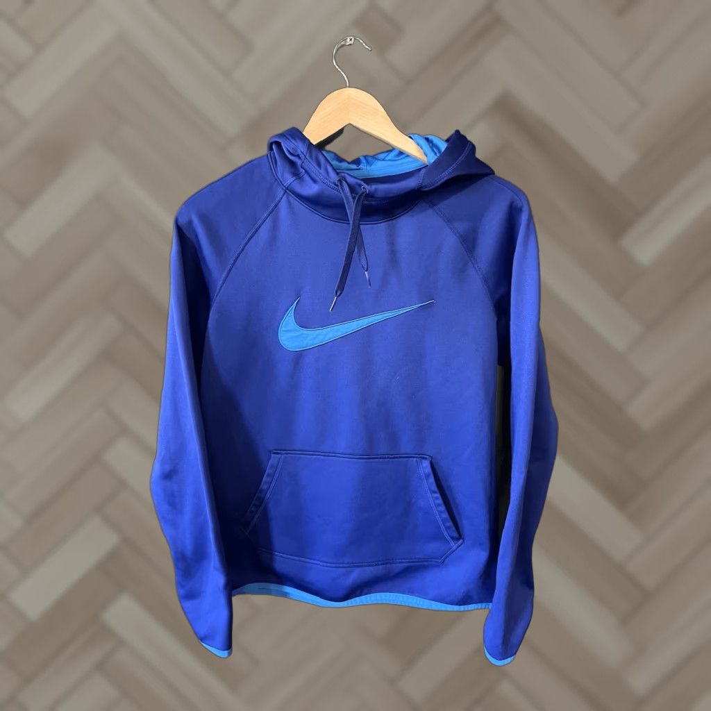 Nike Nike Therma Pullover Hooded Sweatshirt Womens Blue M Size M / US 6-8 / IT 42-44 - 1 Thumbnail