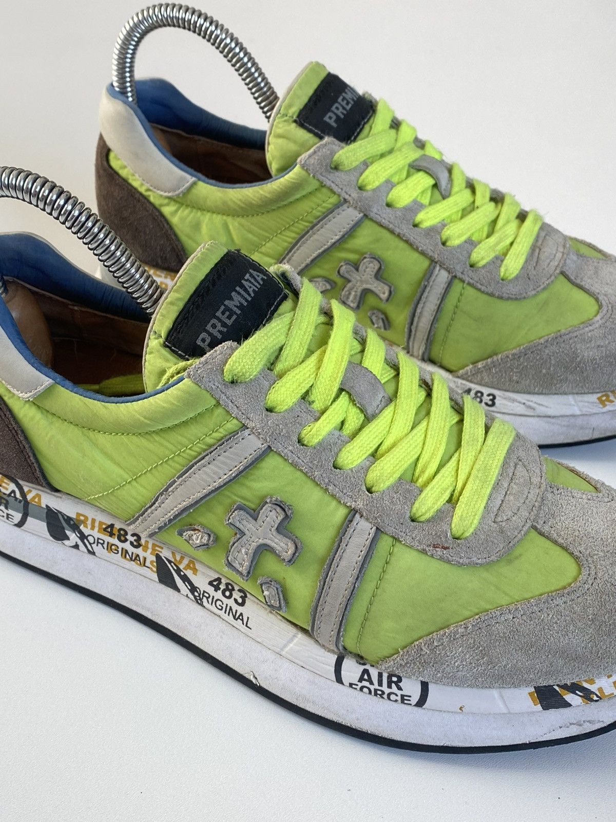 Premiata Premiata Conny Trainers Green Sneakers Size US 8 / IT 38 - 3 Thumbnail