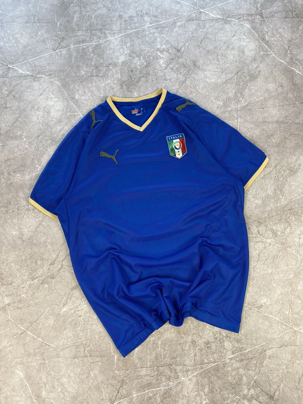Puma × Vintage Puma Italy National Team 2007-09 Home Shirt Soccer Jersey Size US M / EU 48-50 / 2 - 1 Thumbnail