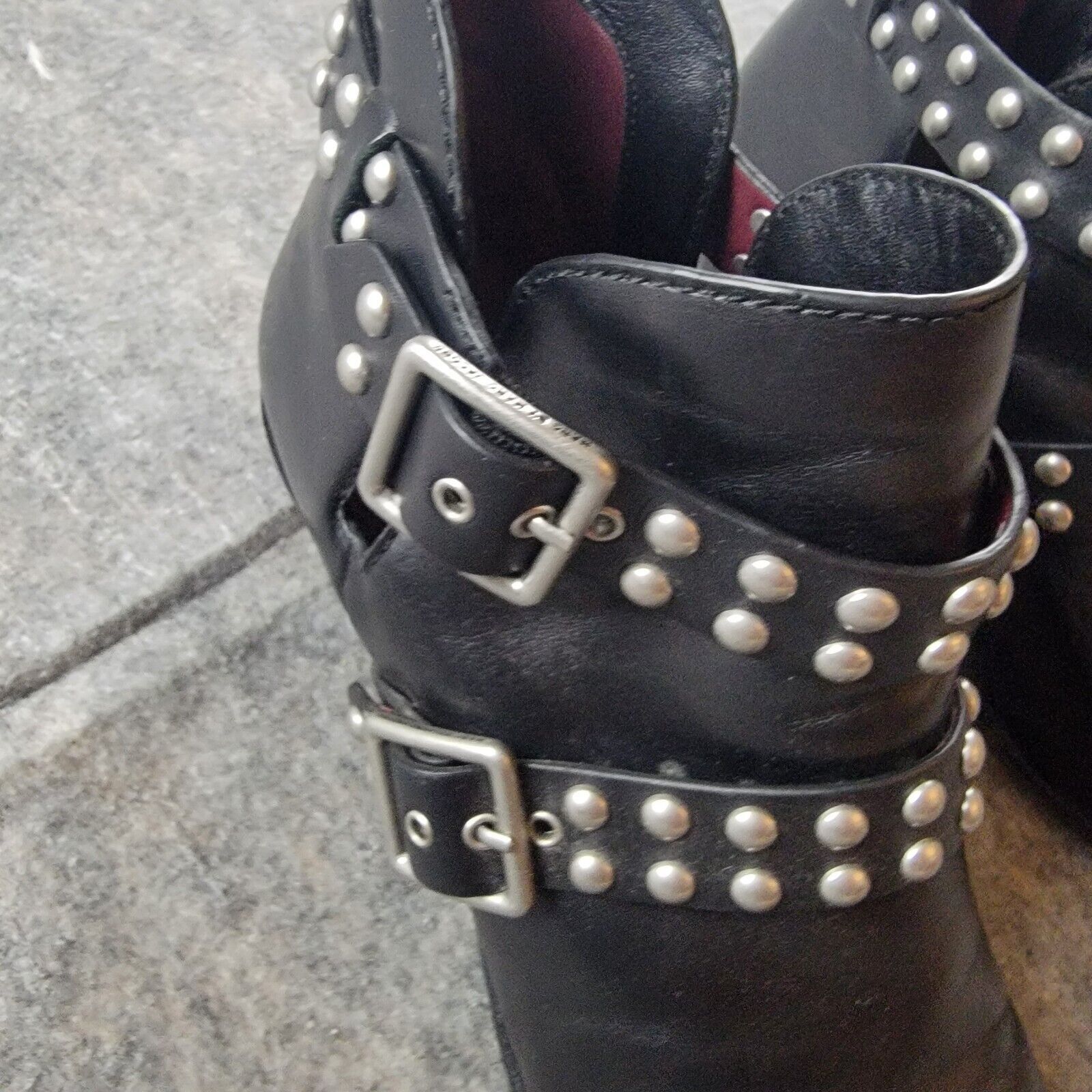 Marc by Marc Jacobs Marc by Marc Jacob Carrol Studded Leather Ankle Bootie Size US 7.5 / IT 37.5 - 6 Thumbnail