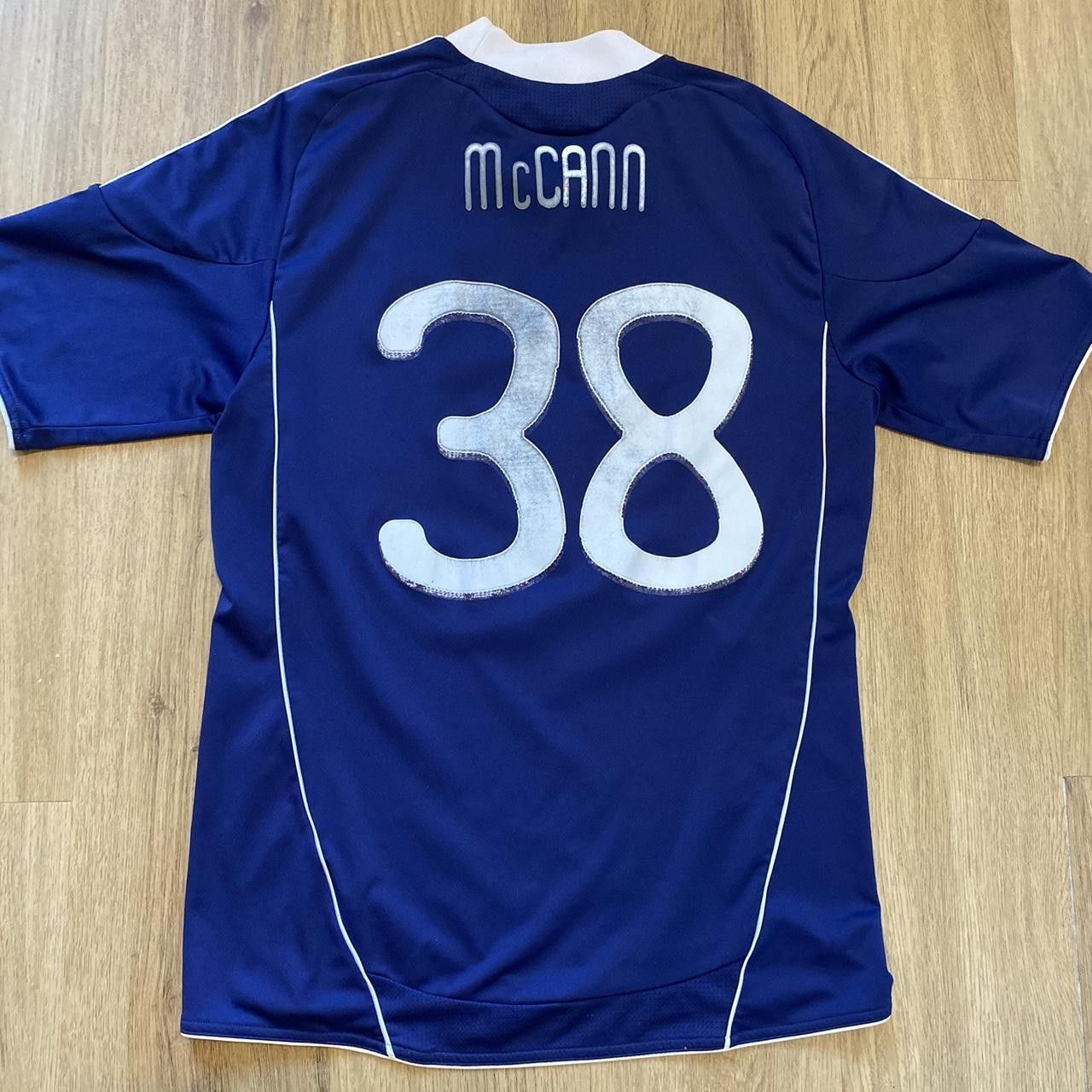 Adidas 2010-11 Scotland *38 McCann Home Football Shirt Adidas Size US M / EU 48-50 / 2 - 1 Thumbnail