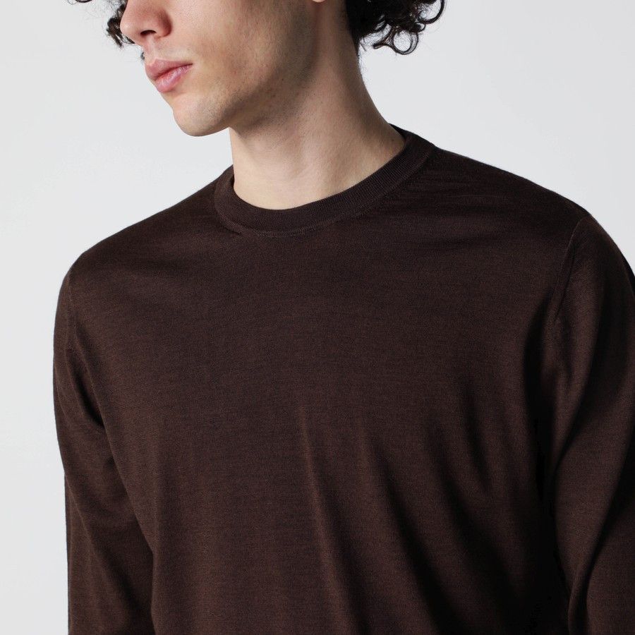 Drumohr o1d2blof0226 Wool Sweater in Brown Size US M / EU 48-50 / 2 - 4 Thumbnail