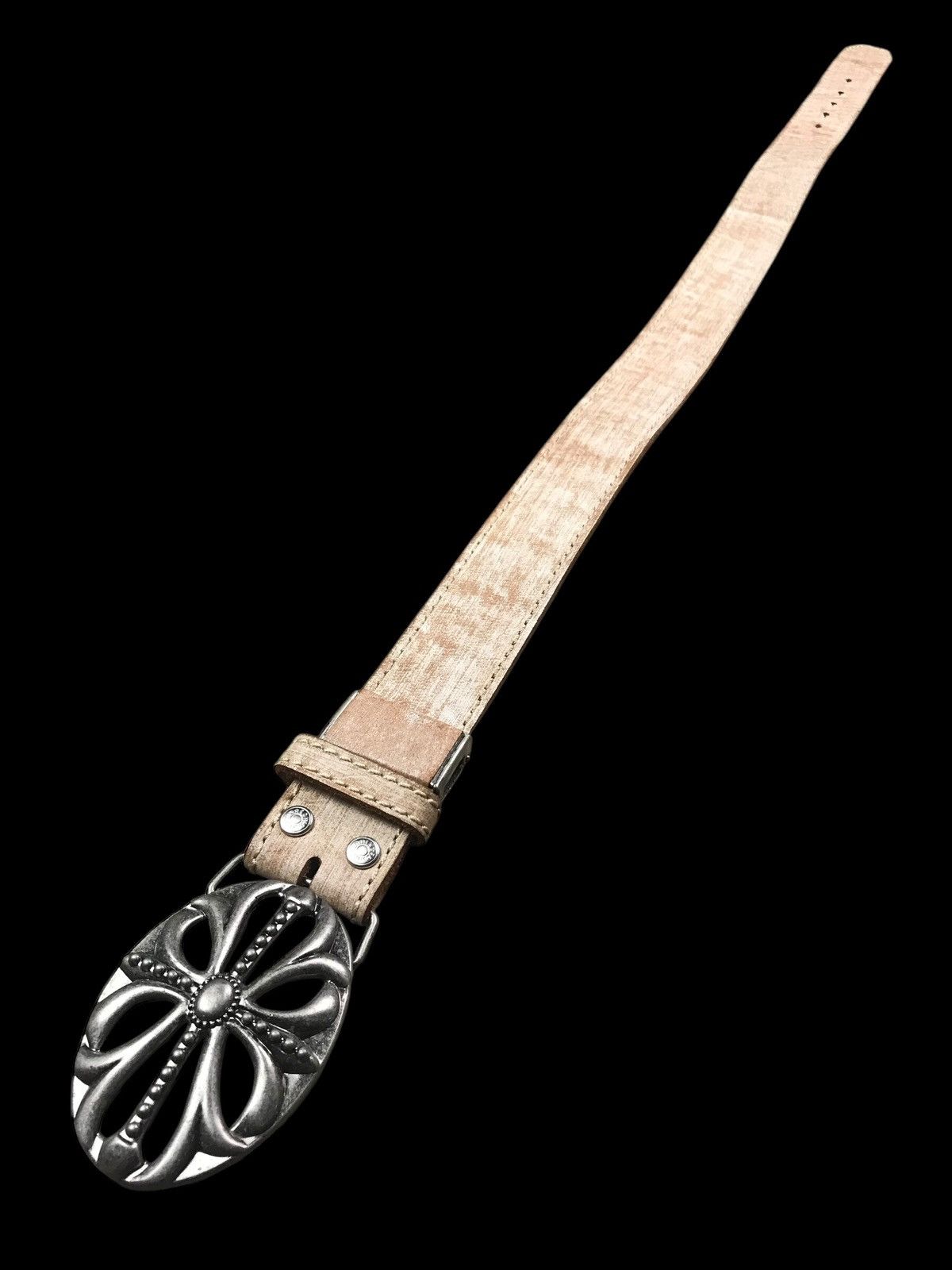Edwin × Japanese Brand EDWIN CROSS LEATHER WAIST BELT INSPIRED CHROME HEARTS Size ONE SIZE - 7 Thumbnail