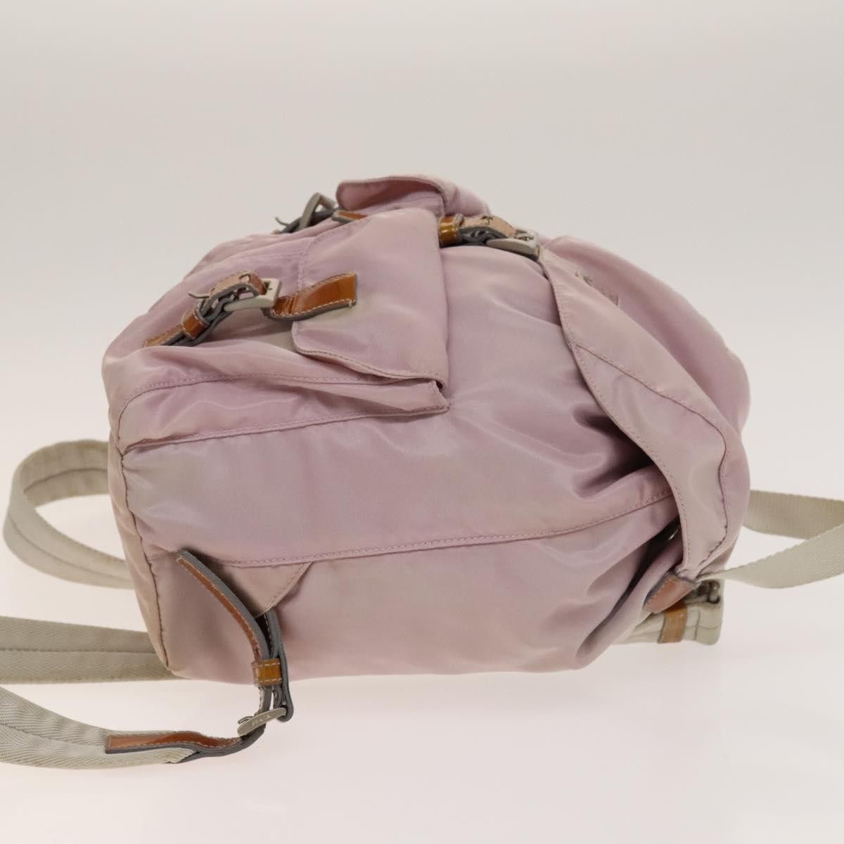 Prada PRADA Backpack Nylon Pink Silver Size ONE SIZE - 4 Thumbnail