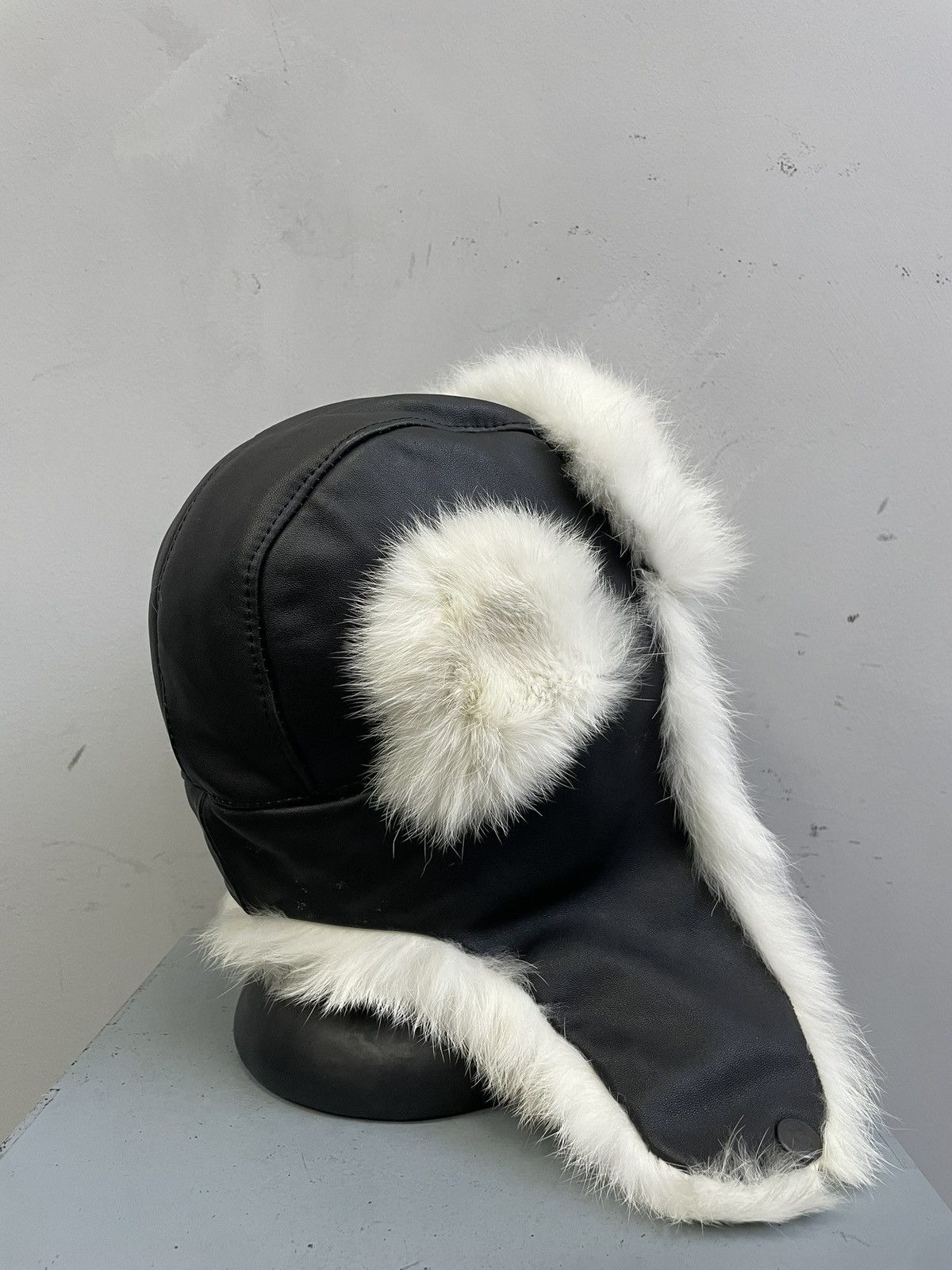 Hysteric Glamour Rare real fur fuzzy ushanka panama hat avant garde y2k Size ONE SIZE - 4 Thumbnail