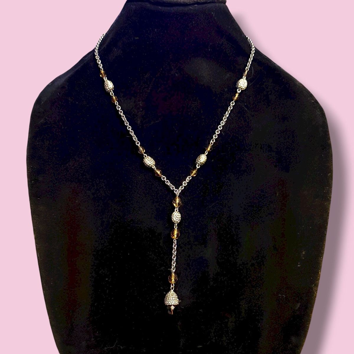 Other Silver tone station acorn pendant Y necklace Size ONE SIZE - 1 Thumbnail
