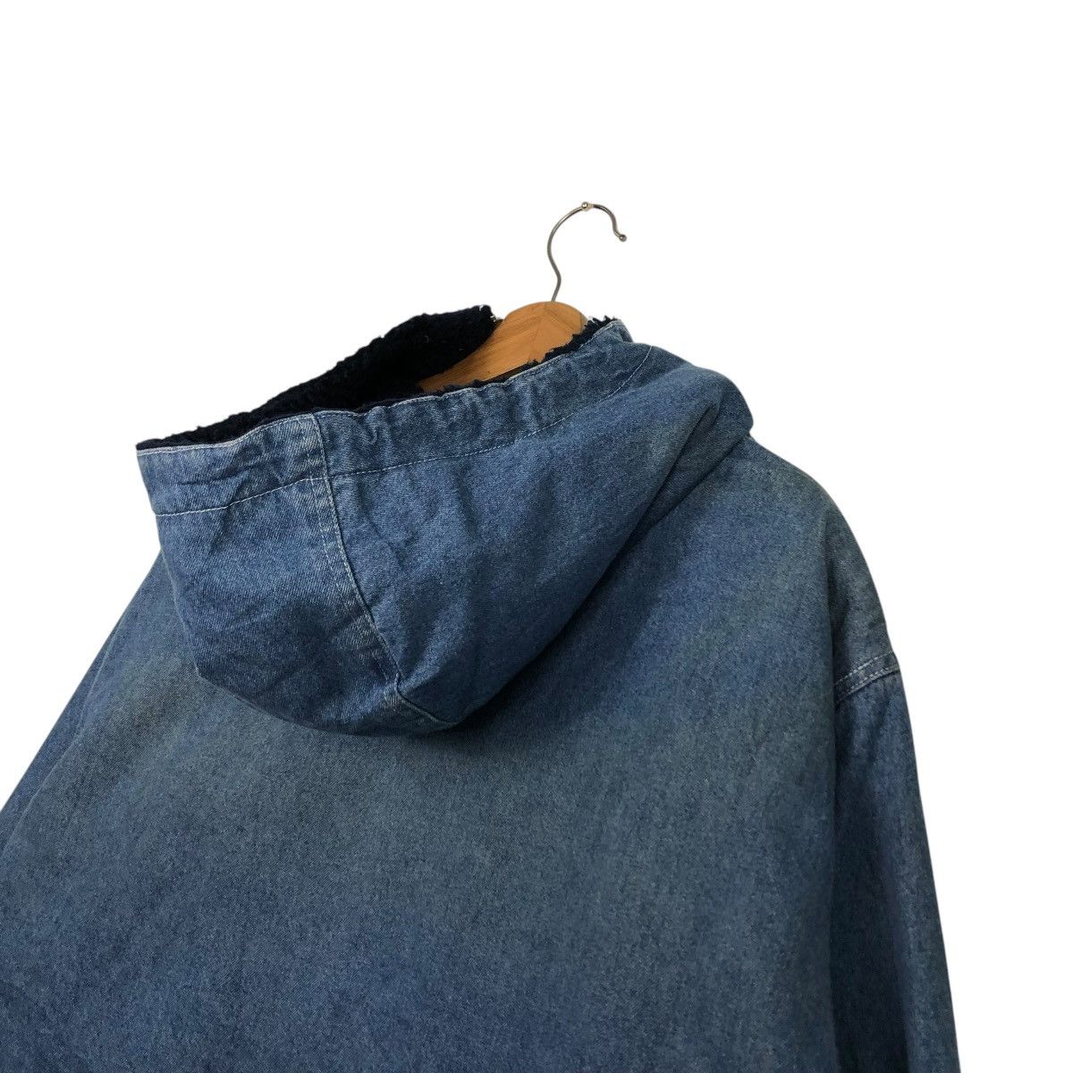 Japanese Brand 🔥 DENIM BOMBER JACKET BONDAGE DESIGN ALBEMARLE ISSEY MIYAKE Size US L / EU 52-54 / 3 - 12 Thumbnail