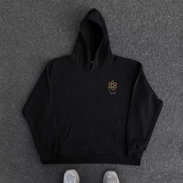 VIBE Vintage Street Hip Hop Fun Funny Print Hooded Sweatshirt Size US XL / EU 56 / 4 - 2 Thumbnail