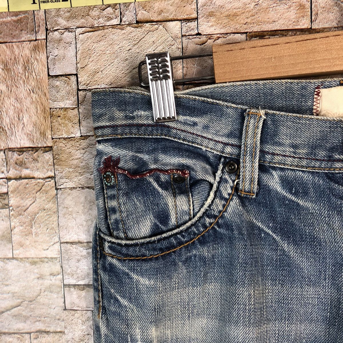 Japanese Brand A:R Blue Distressed ripped patchwork Denim Pants #A957 Size US 28 / EU 44 - 8 Thumbnail