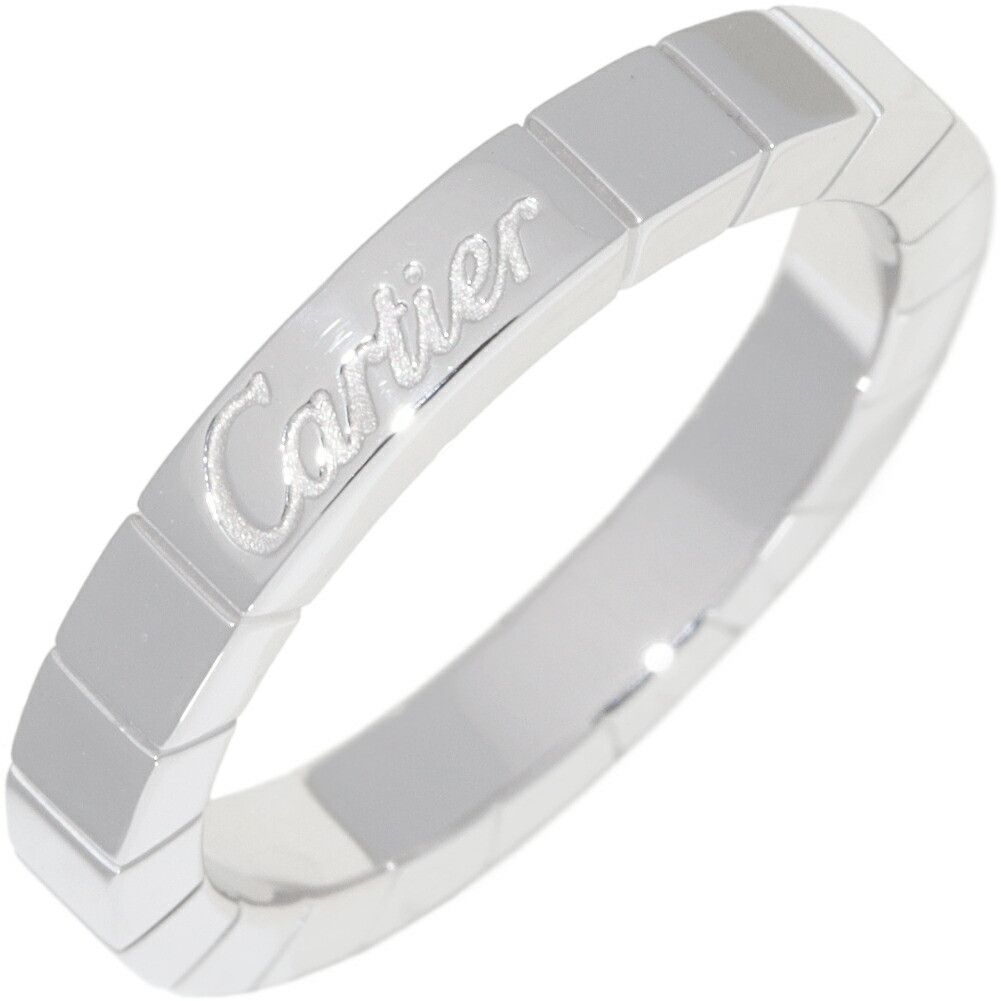 Cartier Cartier Cartier Lanieres Au750 white gold ring Size 11 Precious Metal Ring DUTY FREE for USA Size ONE SIZE - 1 Thumbnail