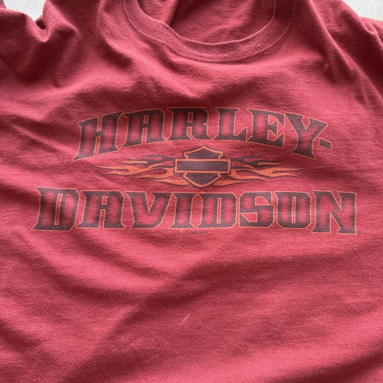 Harley Davidson Vintage Y2K Harley Davidson flame long sleeve Size US XL / EU 56 / 4 - 3 Thumbnail