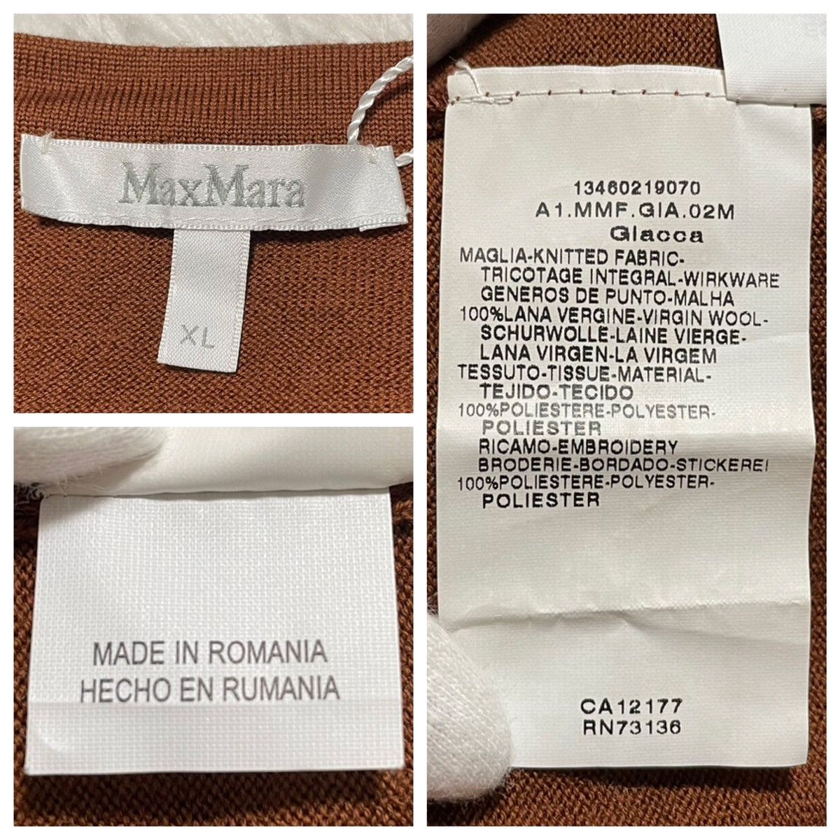 Max Mara Max Mara sequin decoration long sleeve knit cardigan XL Size XL / US 12-14 / IT 48-50 - 2 Thumbnail