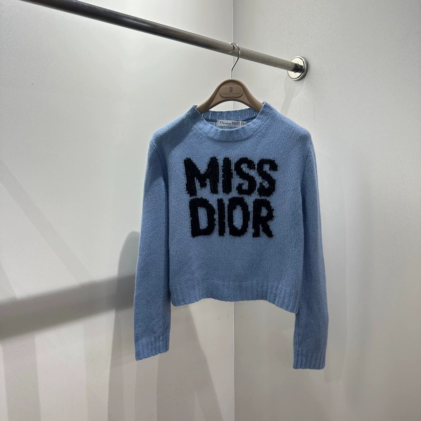 Christian Dior Monsieur Christian Dior apr482 24FW Logo Cashmere Sweater 36 Size XS / US 0-2 / IT 36-38 - 1 Thumbnail