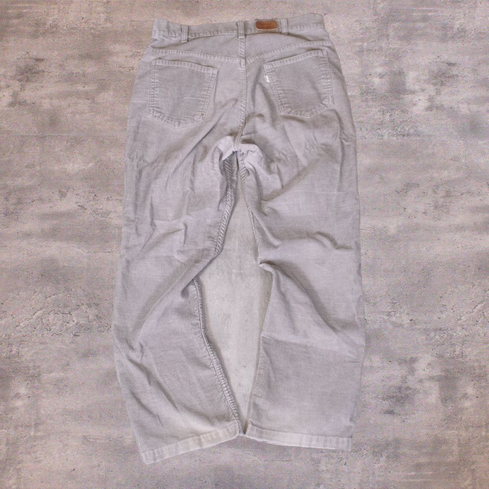 Levi's Vintage Clothing × Vintage Vintage 1990's Levis Baggy Fit Corduroy Grey Pant's Size US 34 / EU 50 - 2 Thumbnail