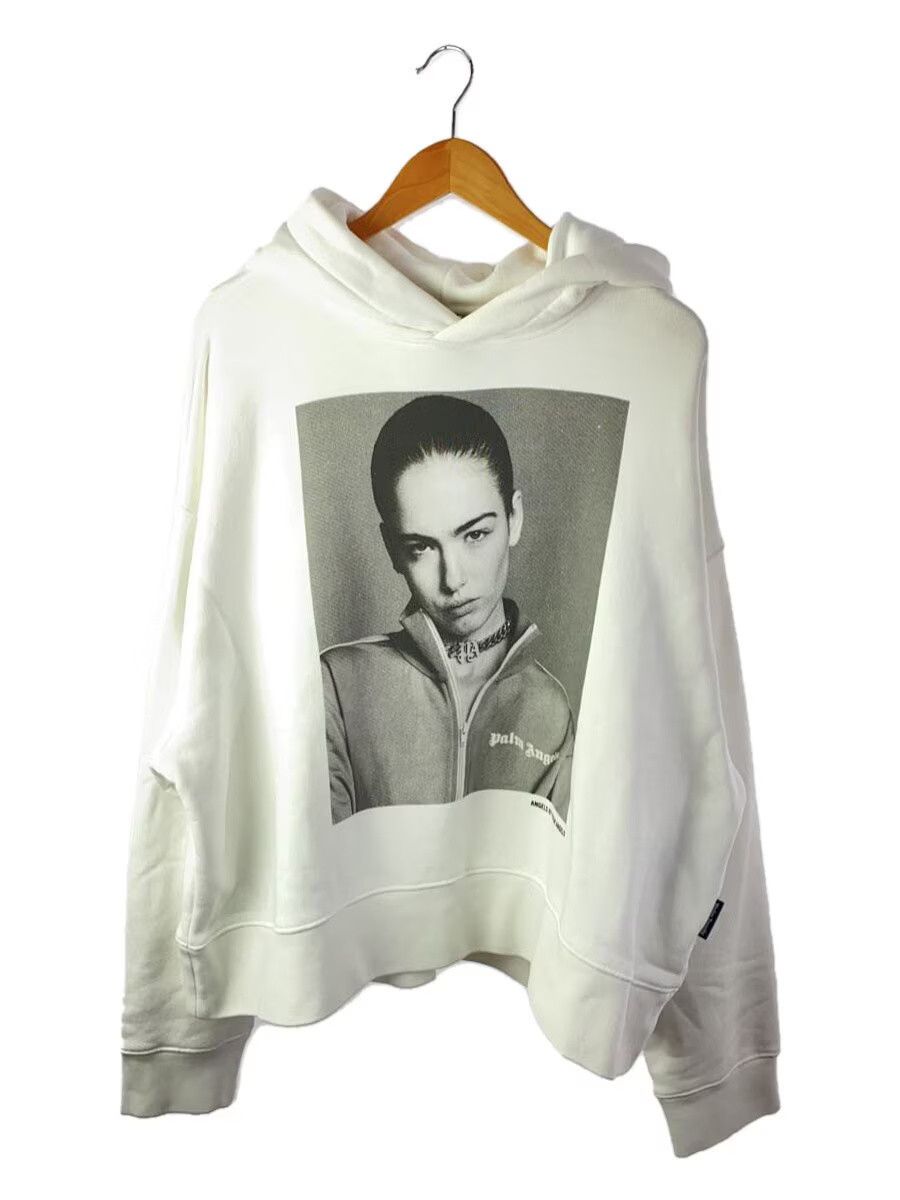 Palm Angels Palm Angels Dadid Sims Cotton Hoodie White Size US L / EU 52-54 / 3 - 1 Thumbnail